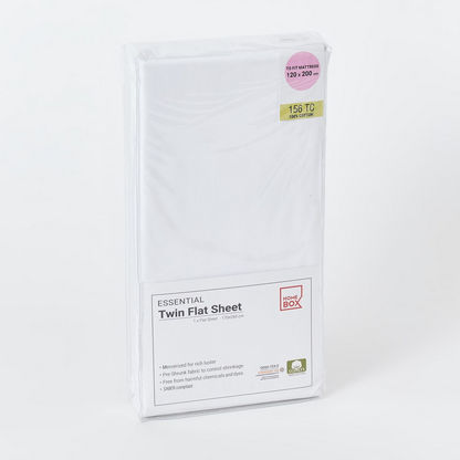 Essential Twin Flat Sheet - 170x260 cm