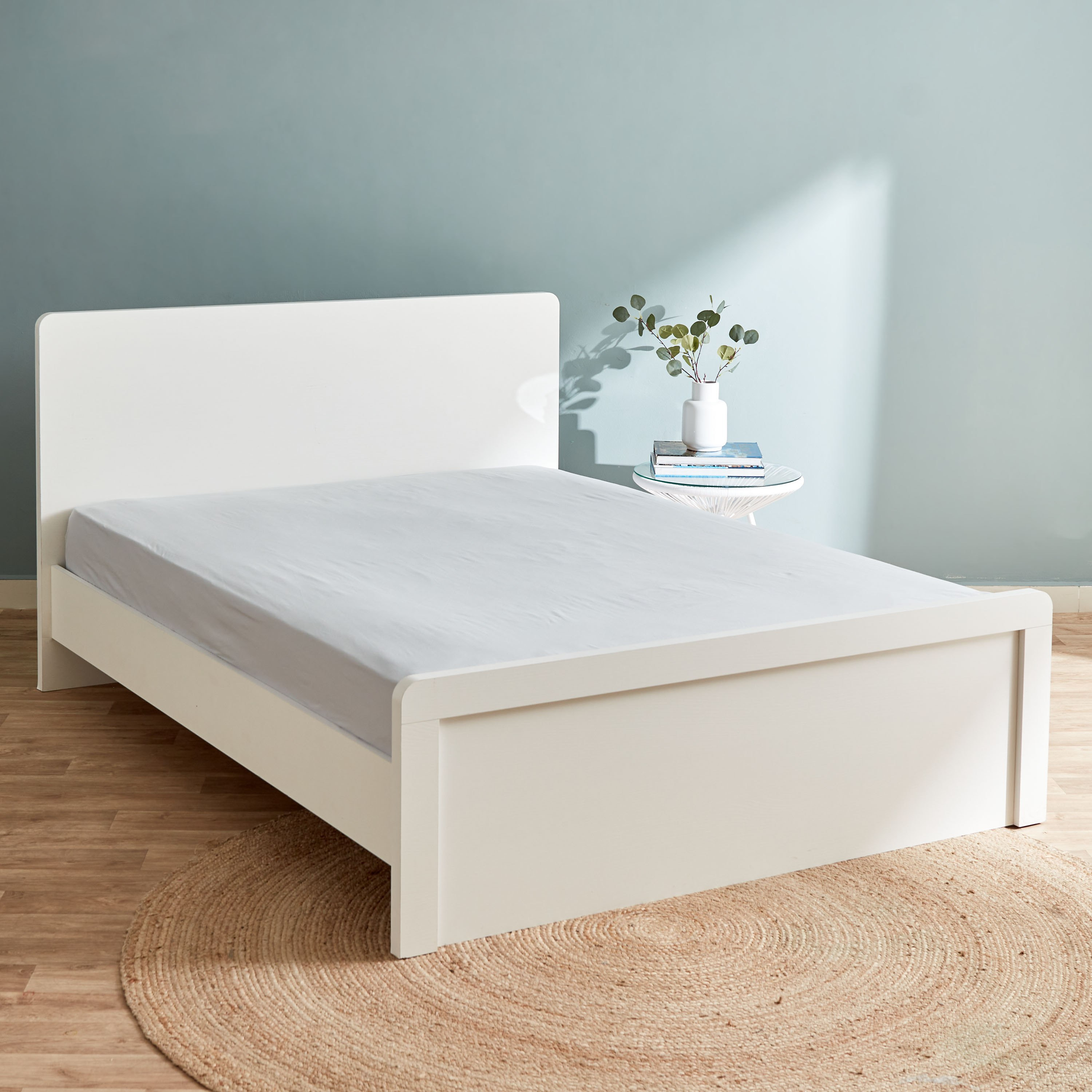 Essential Cotton Queen Fitted Sheet - 150x200+25 cm-hbxhomeware-hbxbedroom-image-1
