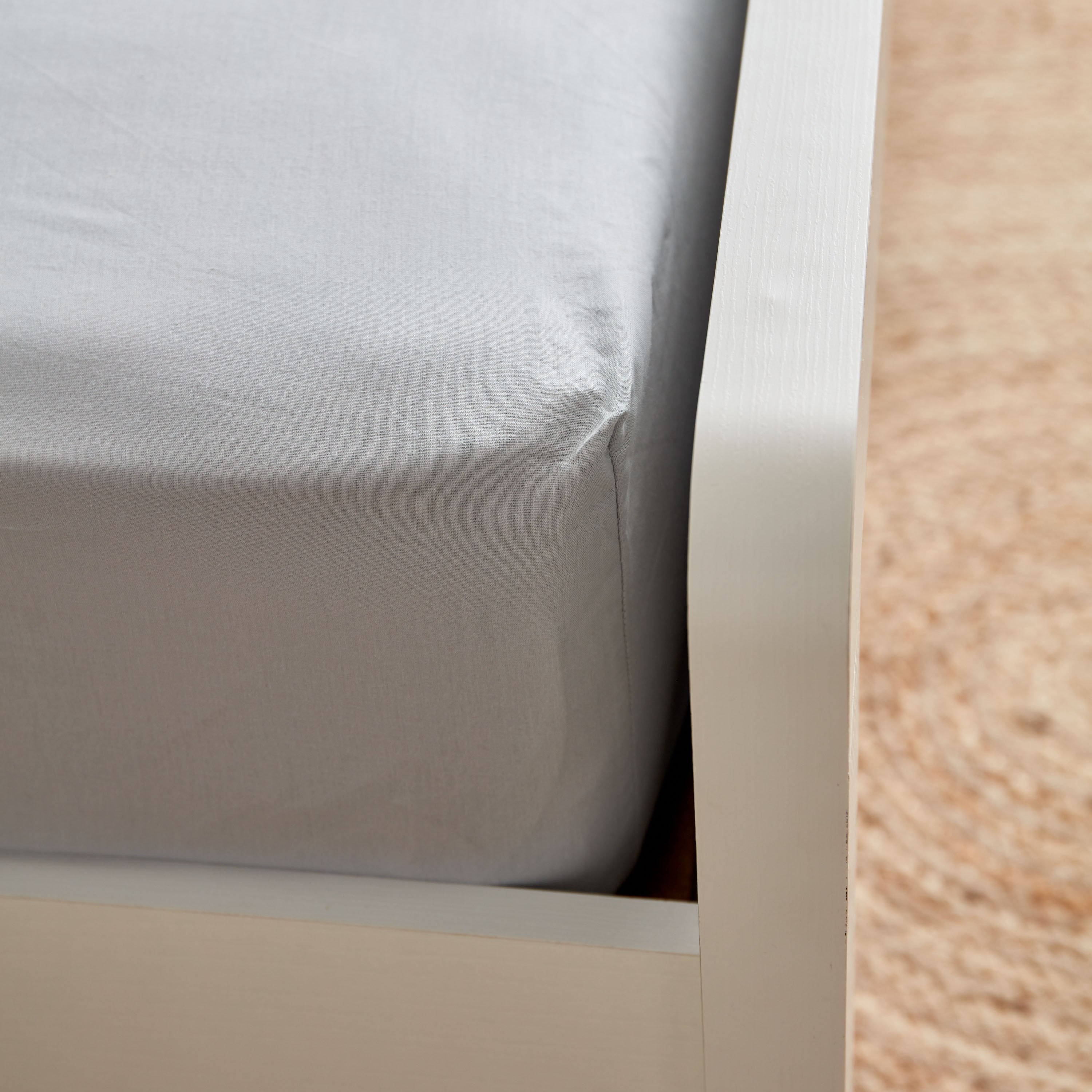 Essential Cotton Queen Fitted Sheet - 150x200+25 cm-hbxhomeware-hbxbedroom-image-5