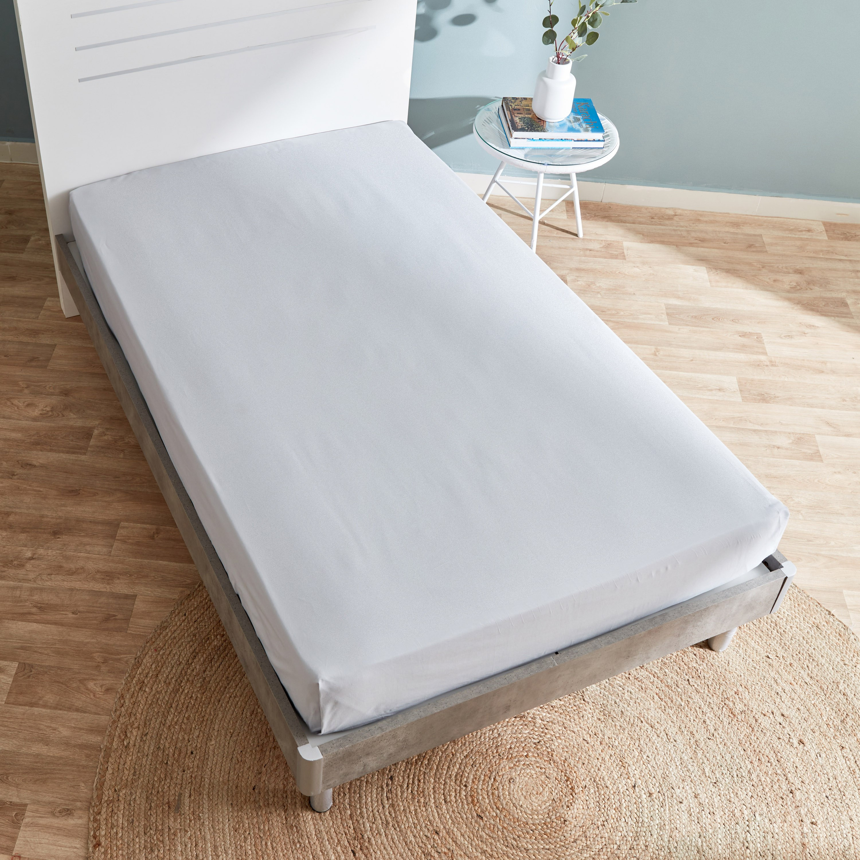 شرشف مسطّح مزدوج من إيسينشيال - 170x260 سم-hbxhomeware-hbxbedroom-image-3