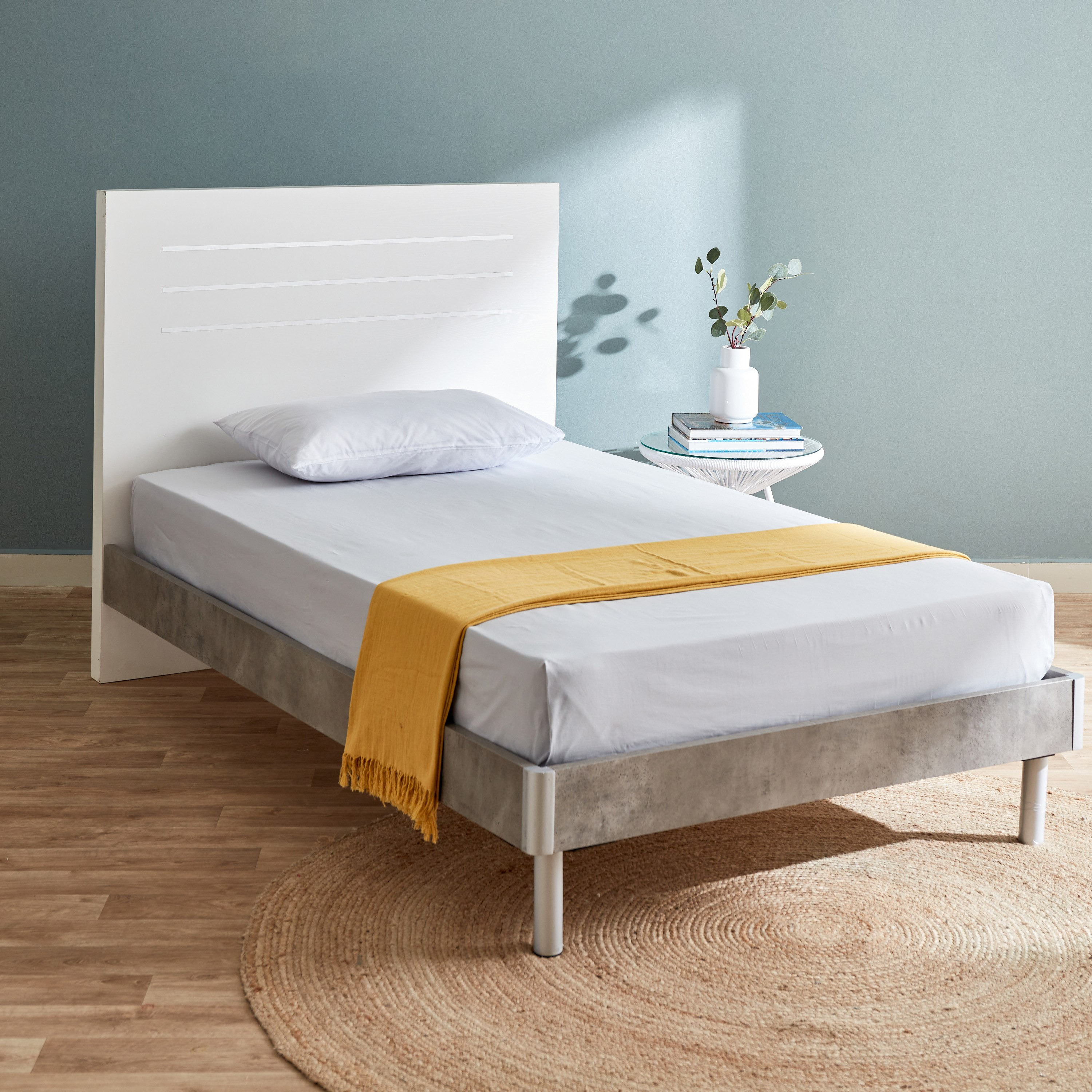 شرشف مسطّح مزدوج من إيسينشيال - 170x260 سم-hbxhomeware-hbxbedroom-image-5