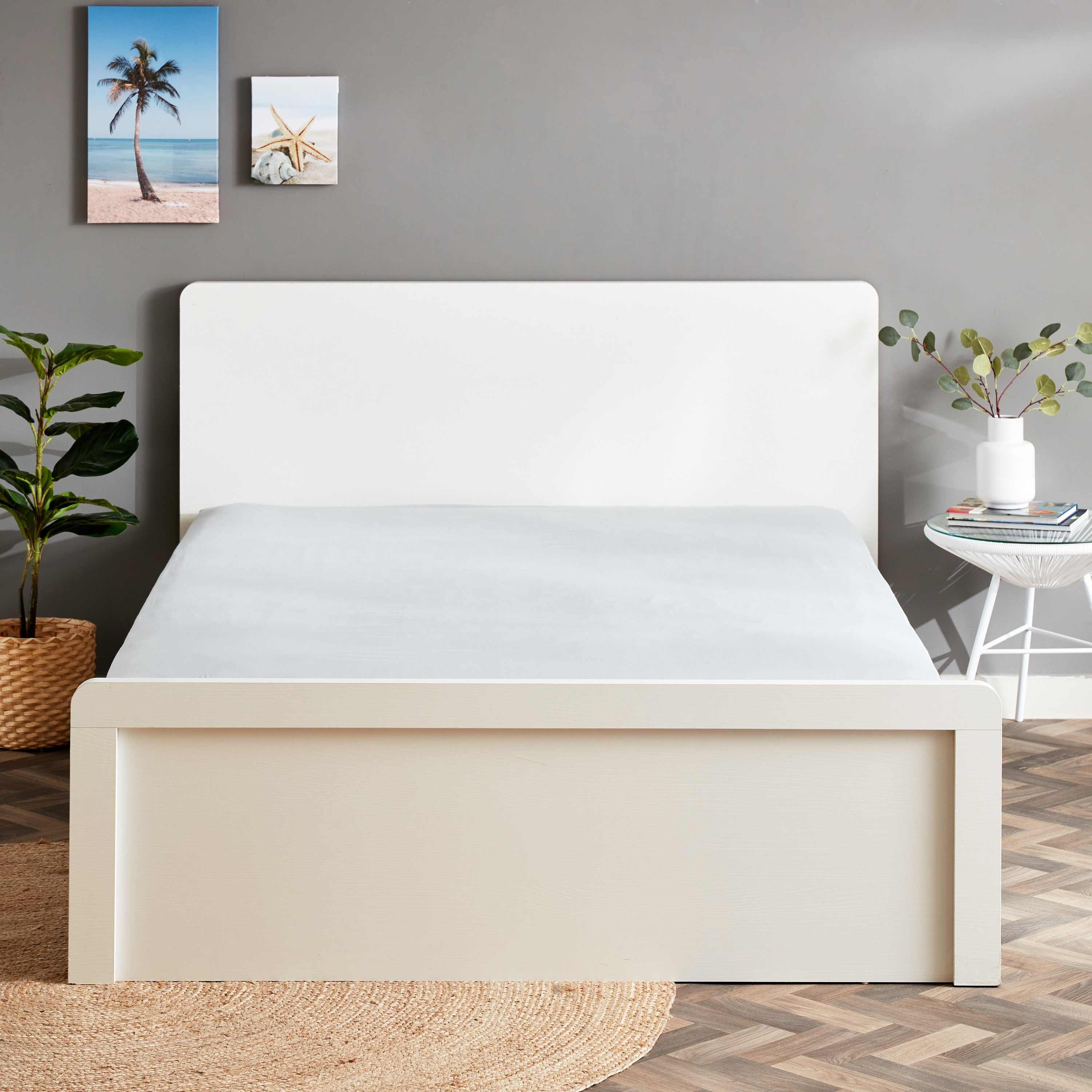 Essential Textured Super King Flat Sheet - 270x260 cm-hbxhomeware-bedding-flatsheets-image-2