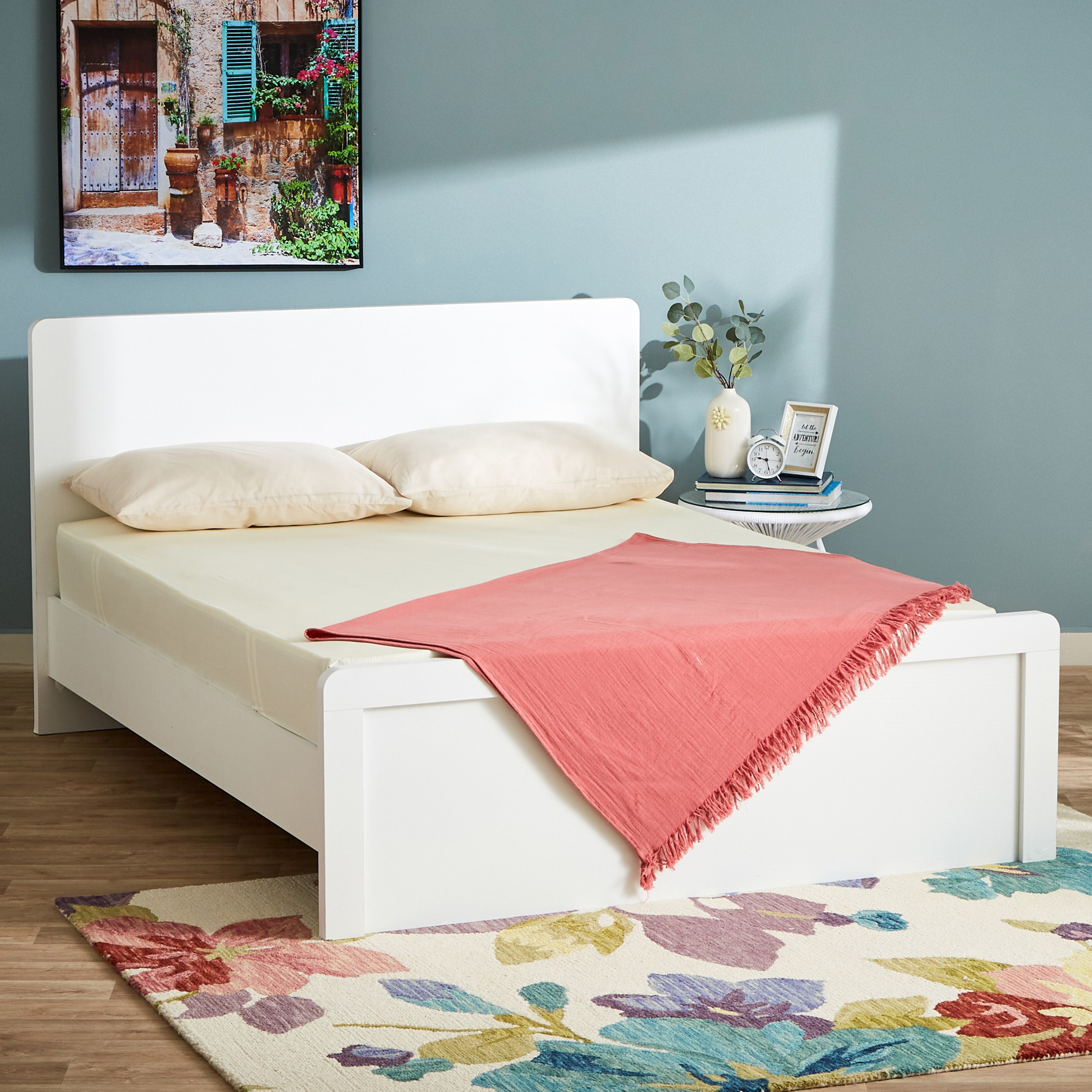شرشف مطاطي سوبر كينج من إيسينشيال - 200x200+25 سم-hbxhomeware-hbxbedroom-image-6