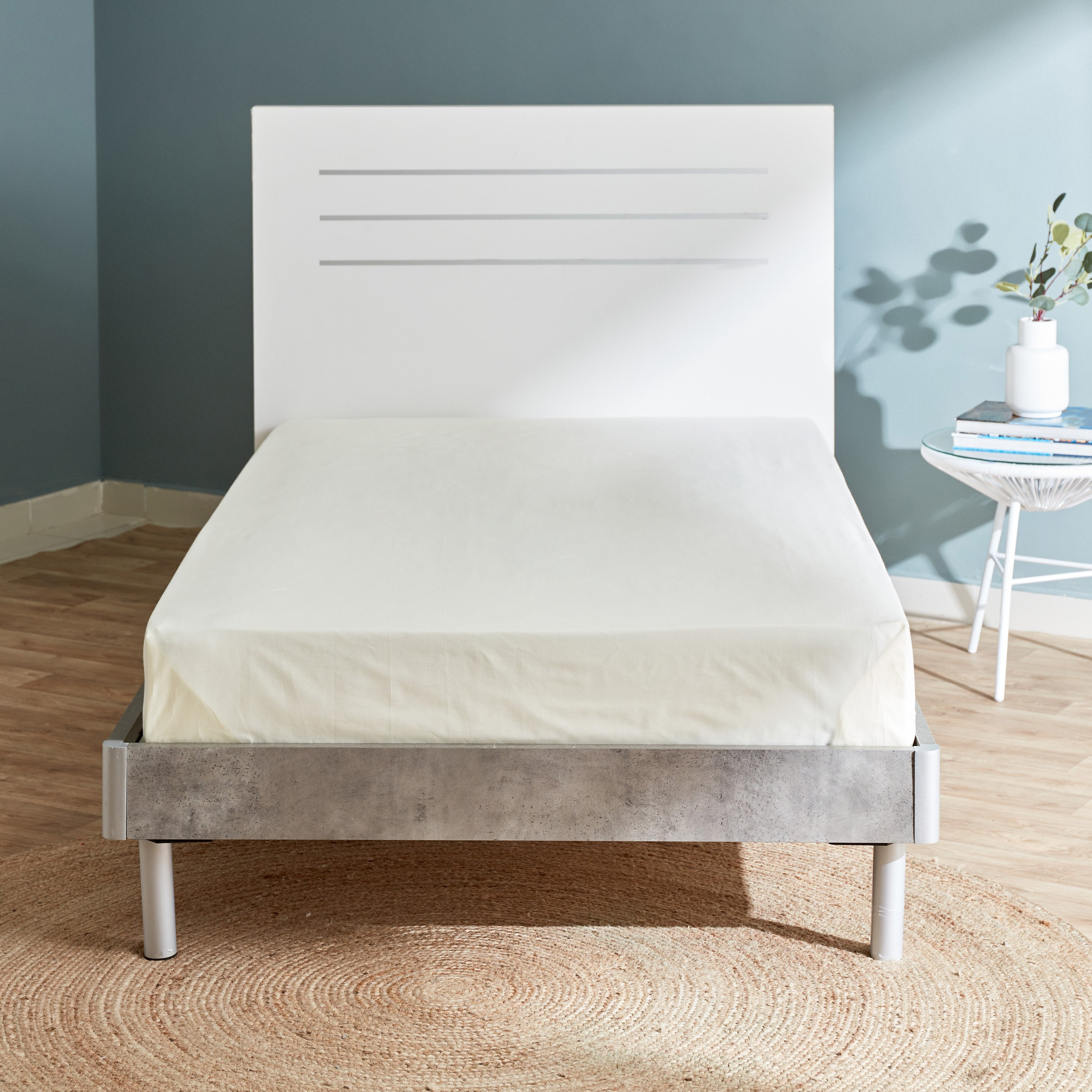 شرشف مسطّح مزدوج من إيسينشيال - 170x260 سم-hbxhomeware-hbxbedroom-image-2