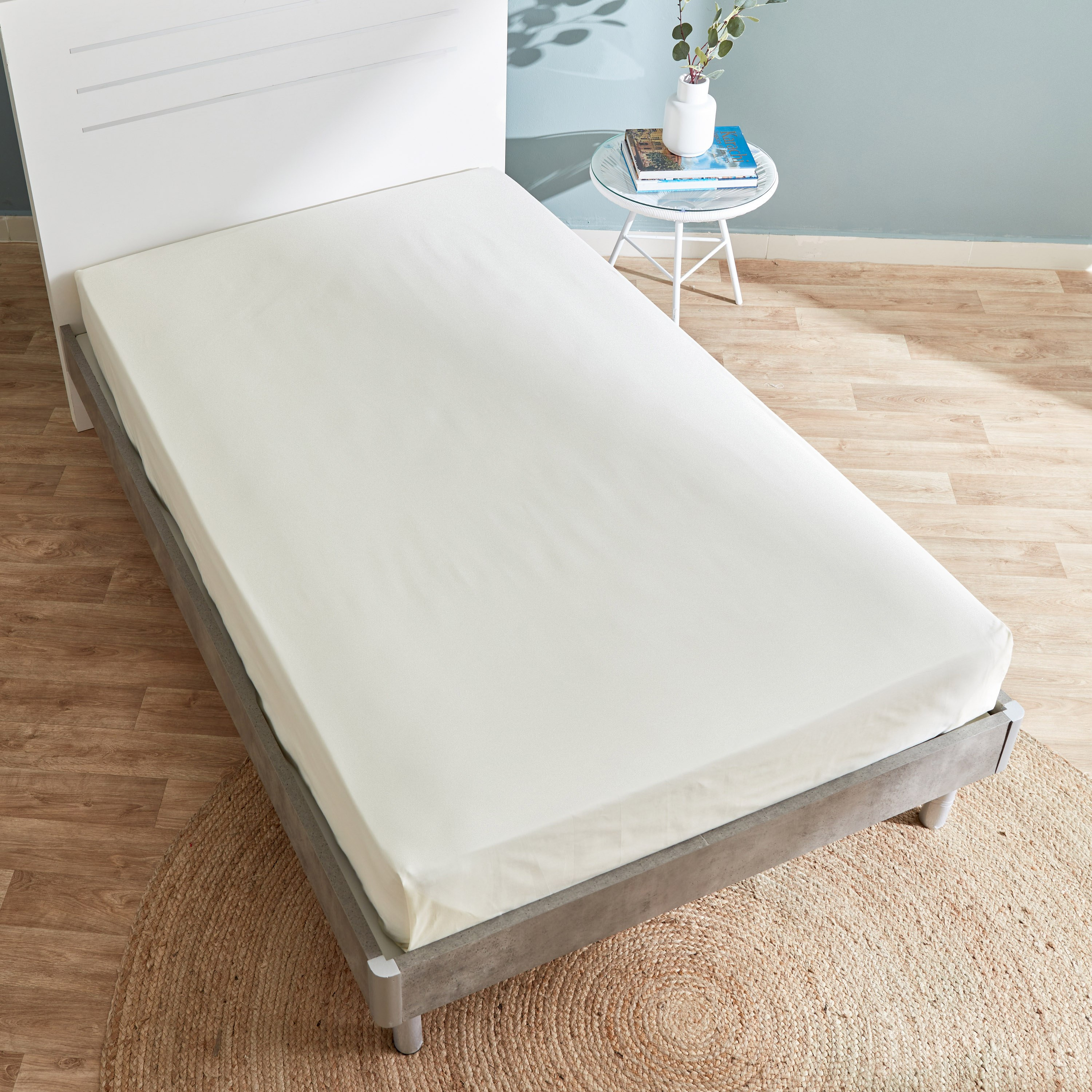 شرشف مسطّح مزدوج من إيسينشيال - 170x260 سم-hbxhomeware-hbxbedroom-image-3