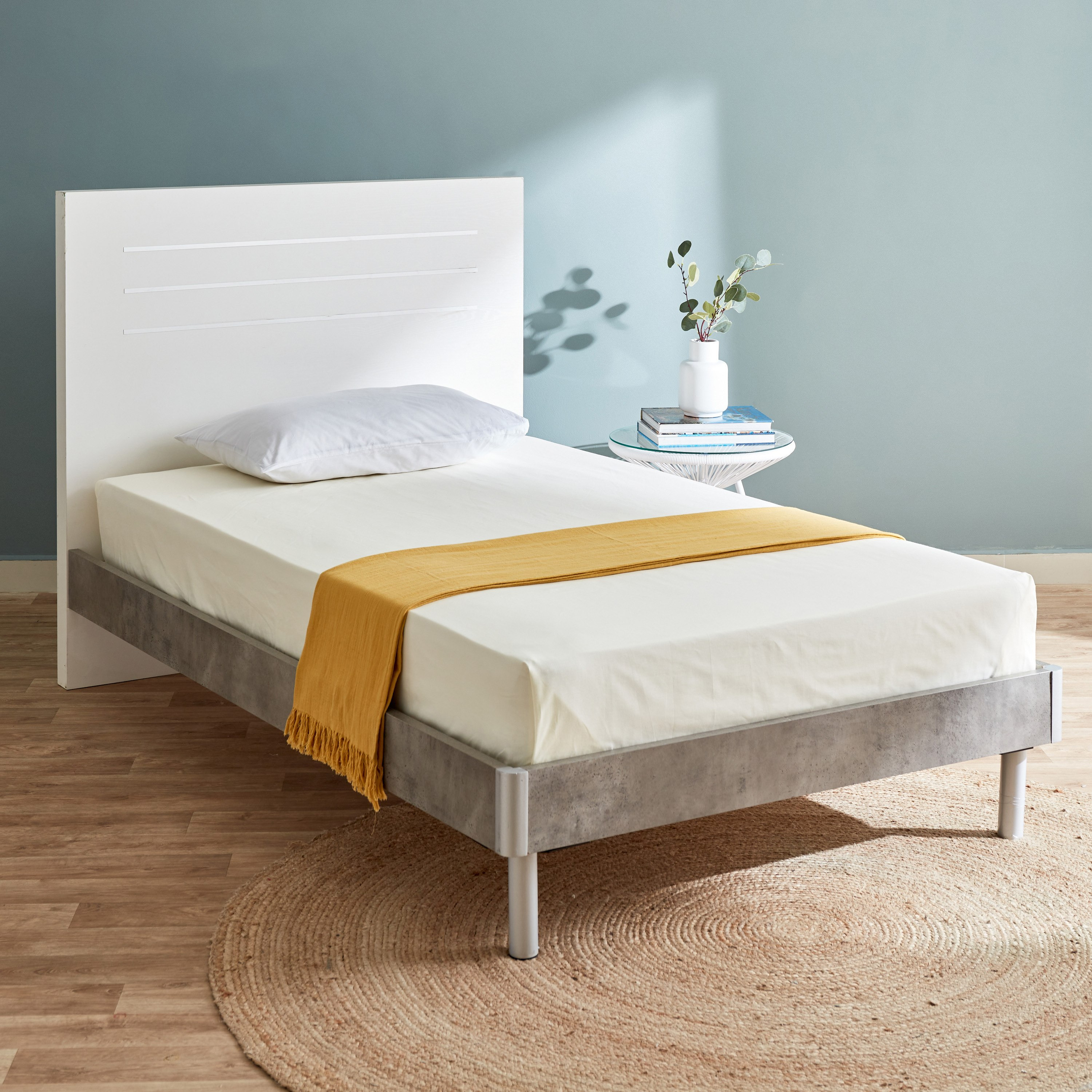 standard twin flat sheet size