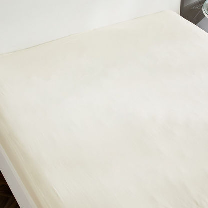 Essential Textured Super King Flat Sheet - 270x260 cm