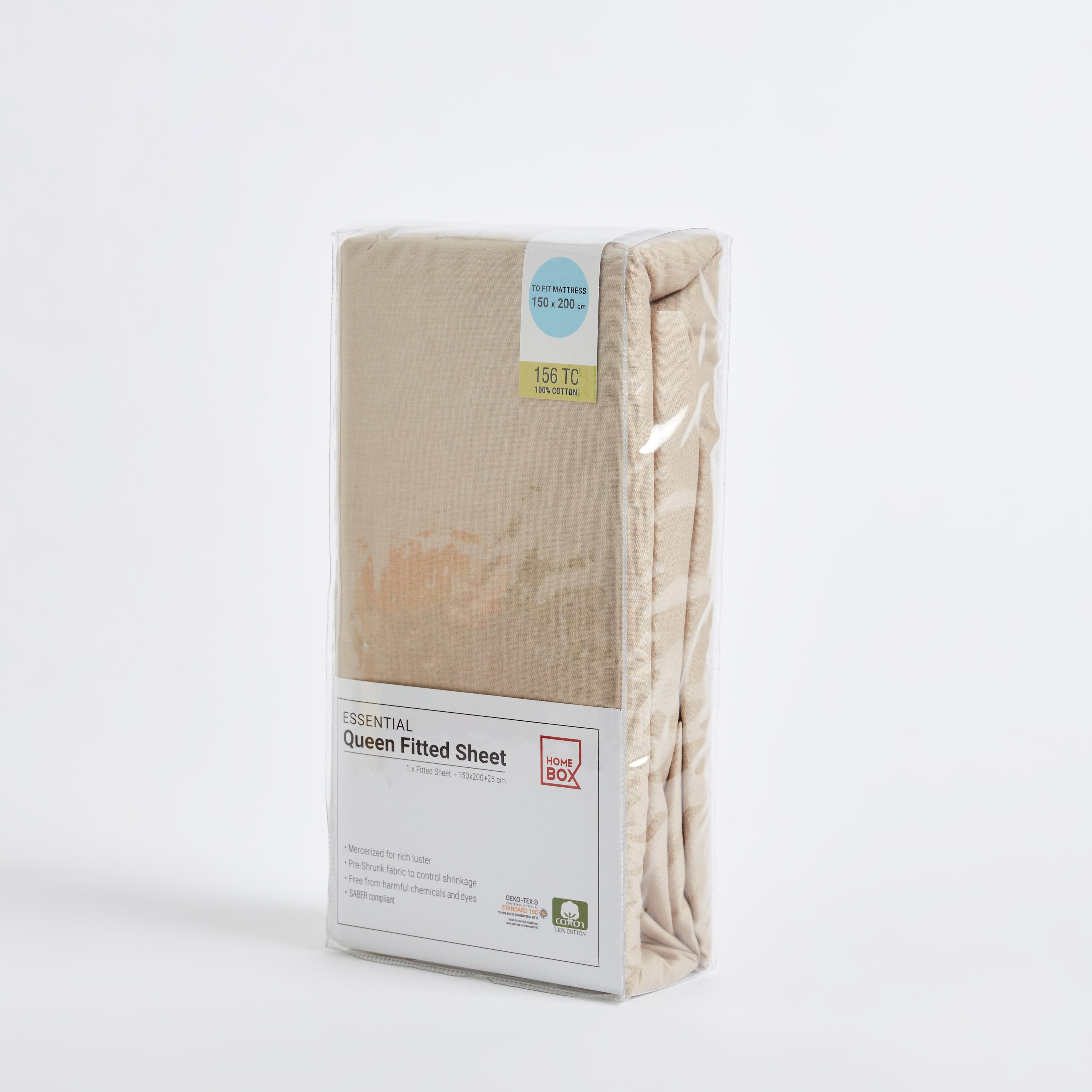 Essential Cotton Queen Fitted Sheet - 150x200+25 cm-hbxhomeware-hbxbedroom-image-8