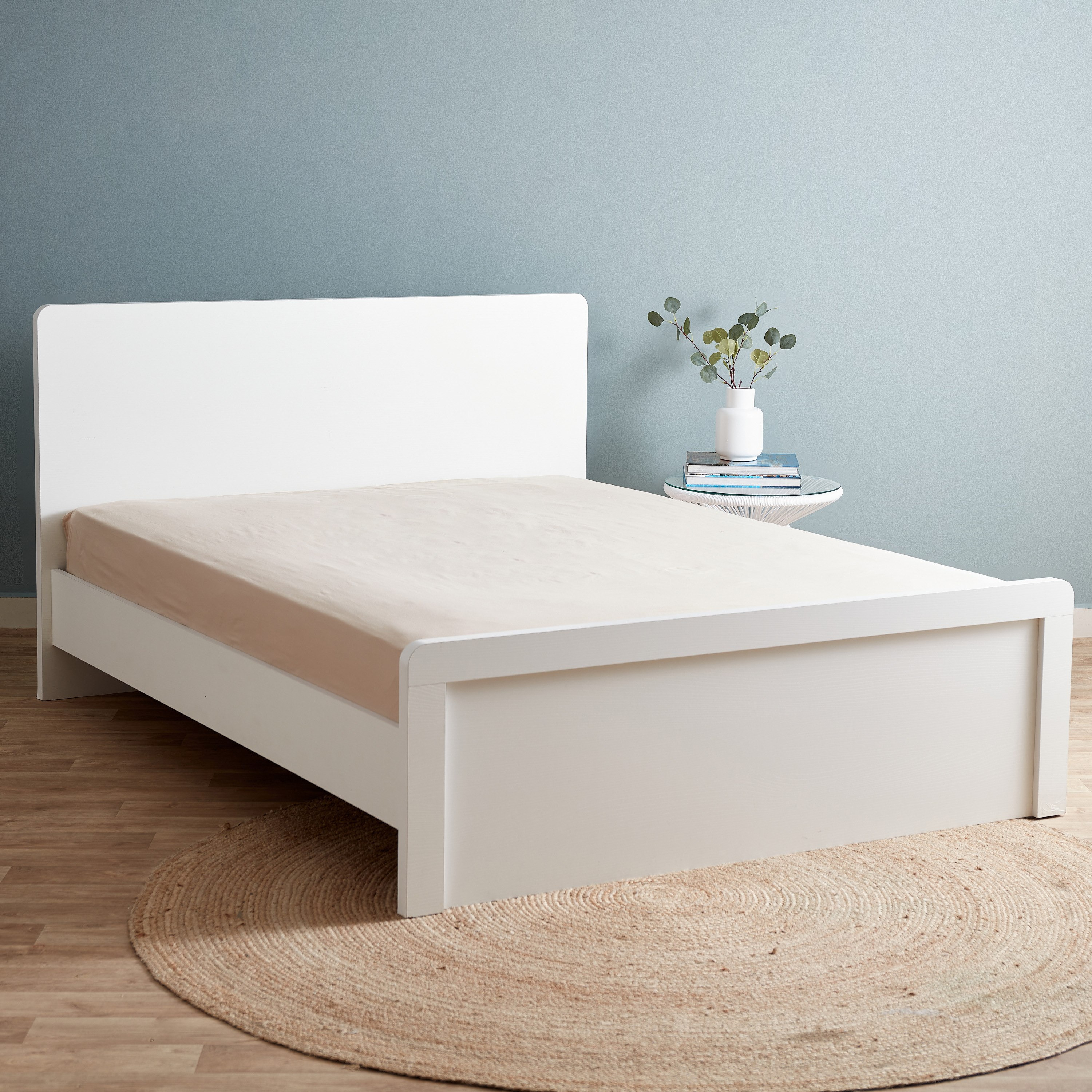 Essential Super King Cotton Fitted Sheet - 200x200+25 cm-hbxhomeware-hbxbedroom-image-1