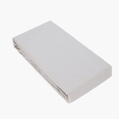 Essential Textured Super King Flat Sheet - 270x260 cms