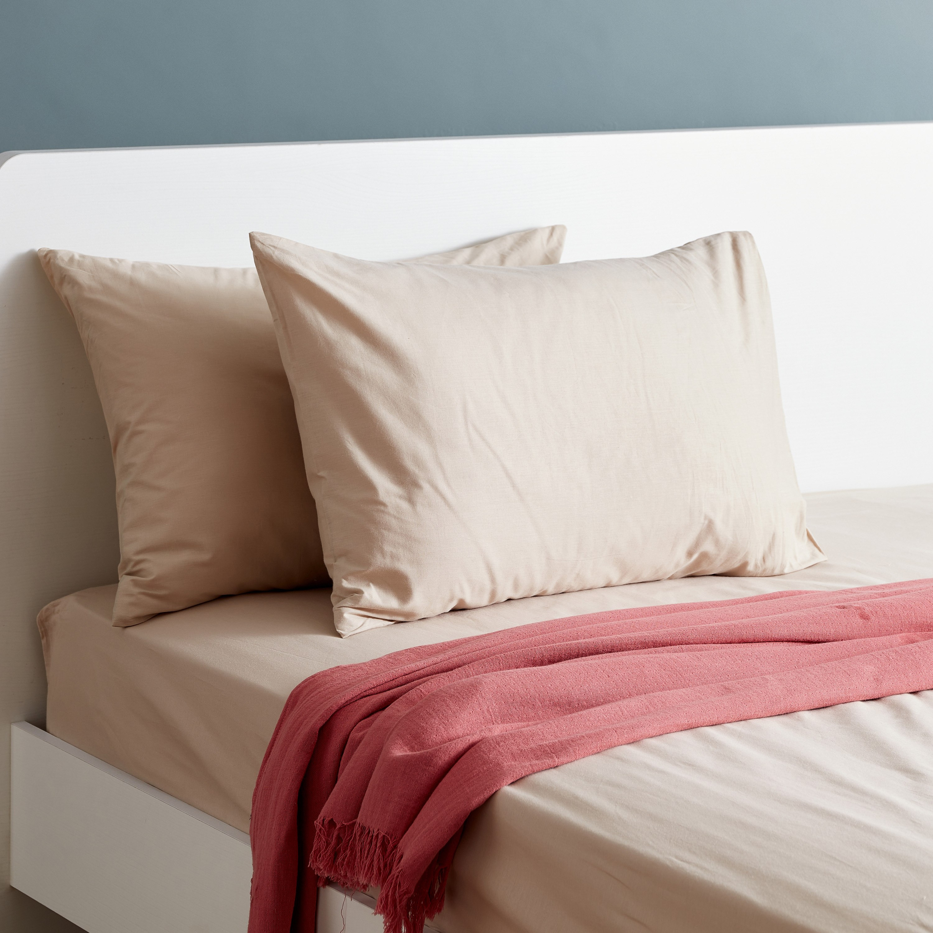 طقم غطاء وسادة قطن قطعتين من إيسينشيال - 50x75 سم-hbxhomeware-hbxbedroom-image-1