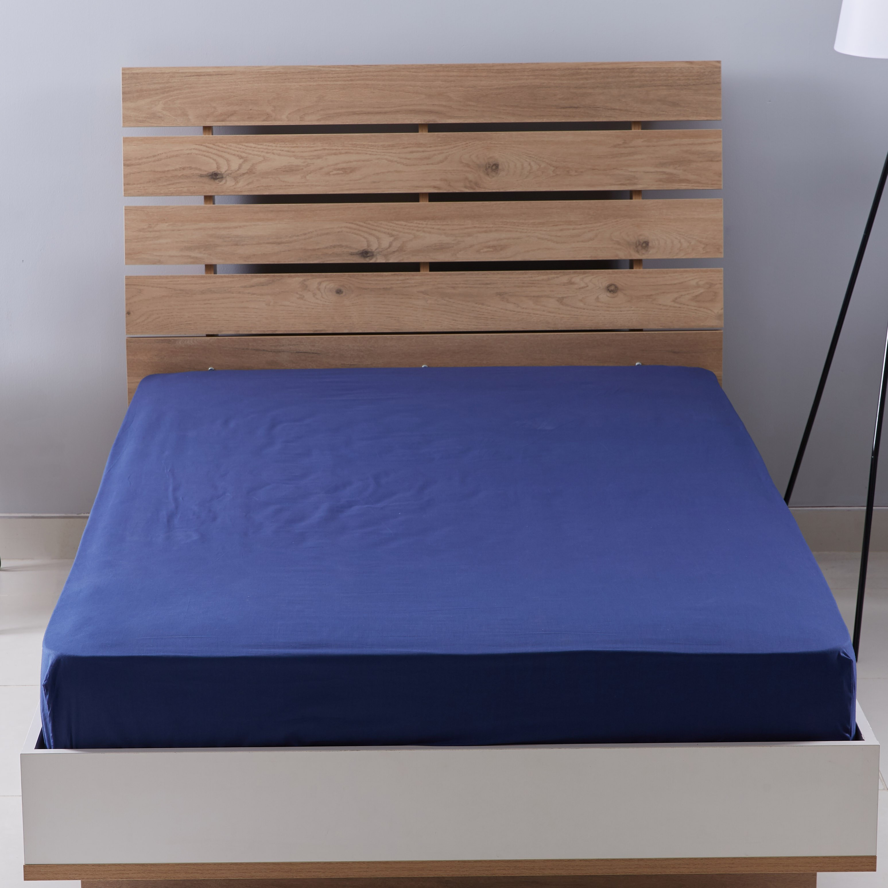 شرشف قطني مسطّح مزدوج من إيسنشال - 170x260 سم-hbxhomeware-hbxkidsandyouth-image-2