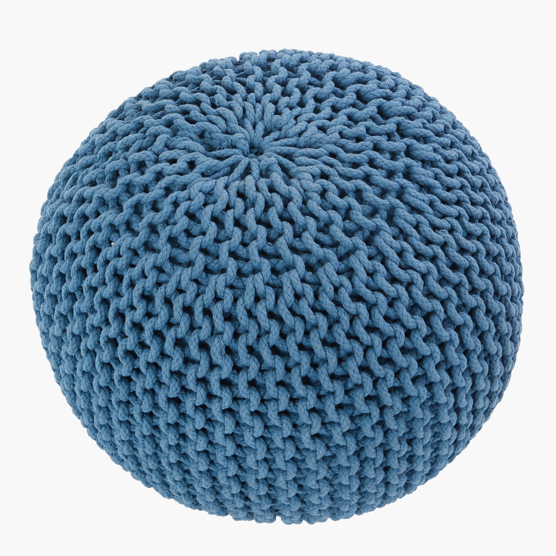 Grace Hand Knitted Pouf-hbxlivingroom-sofasandarmchairs-ottomansandfootstools-image-2