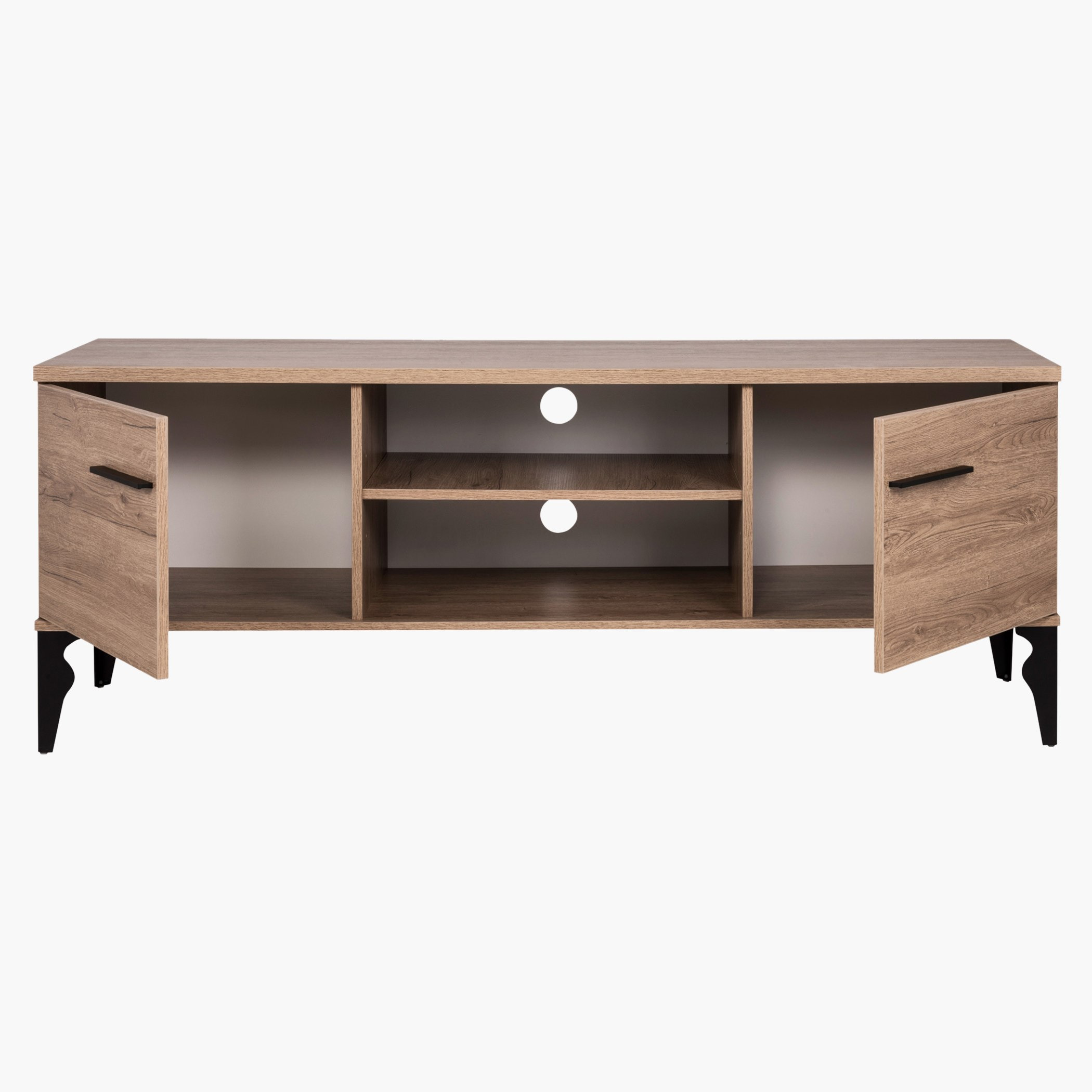 مكتبة تلفاز منخفظة بوحدة تخزين لوكينز حتى 65 بوصة-hbxlivingroom-mediaunitsandstorage-tvunits-image-3
