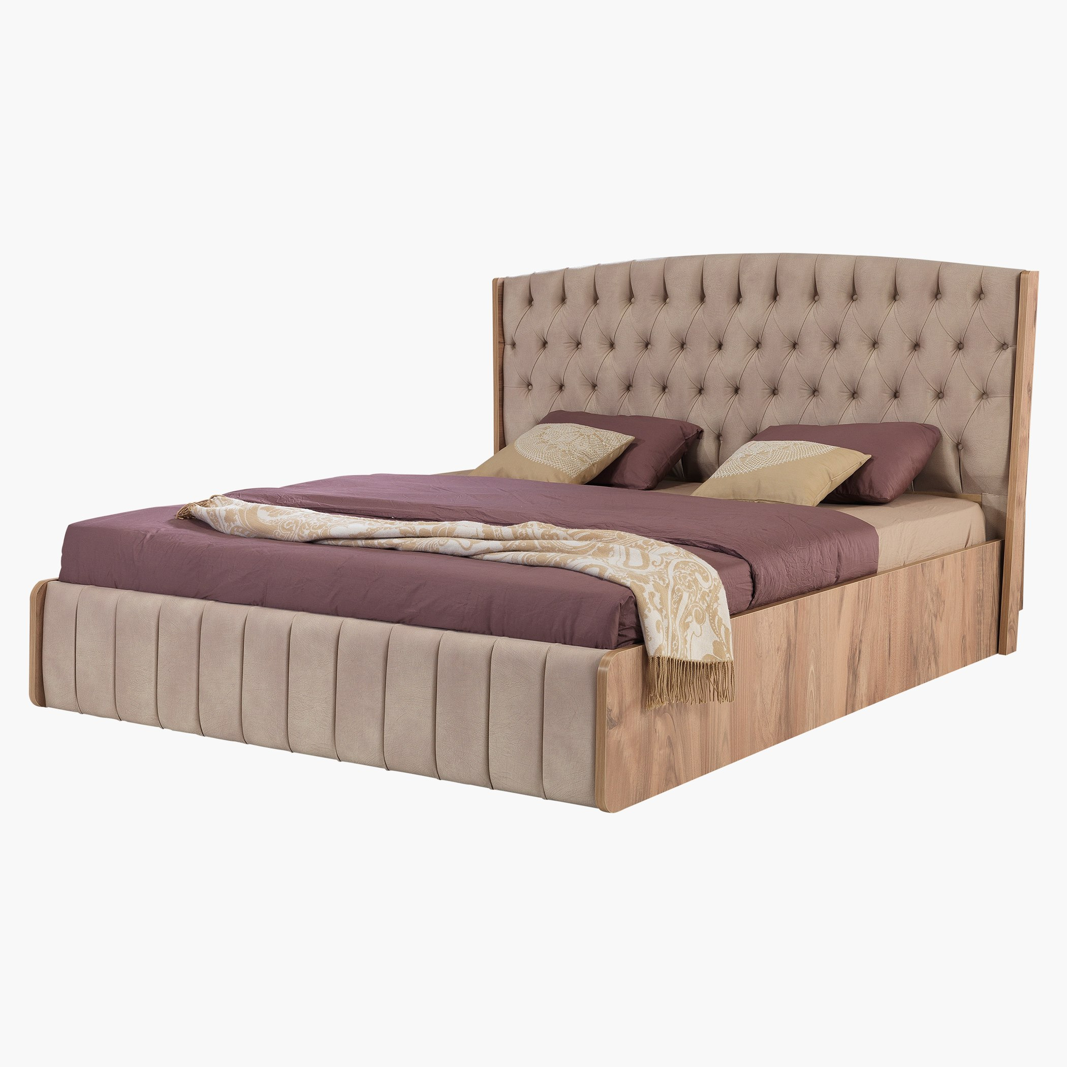طقم غرفة نوم كينج 6 قطع من تريليس - 180x200 سم-hbxbedroom-bedsandbedsets-bedroomsets-king-image-5