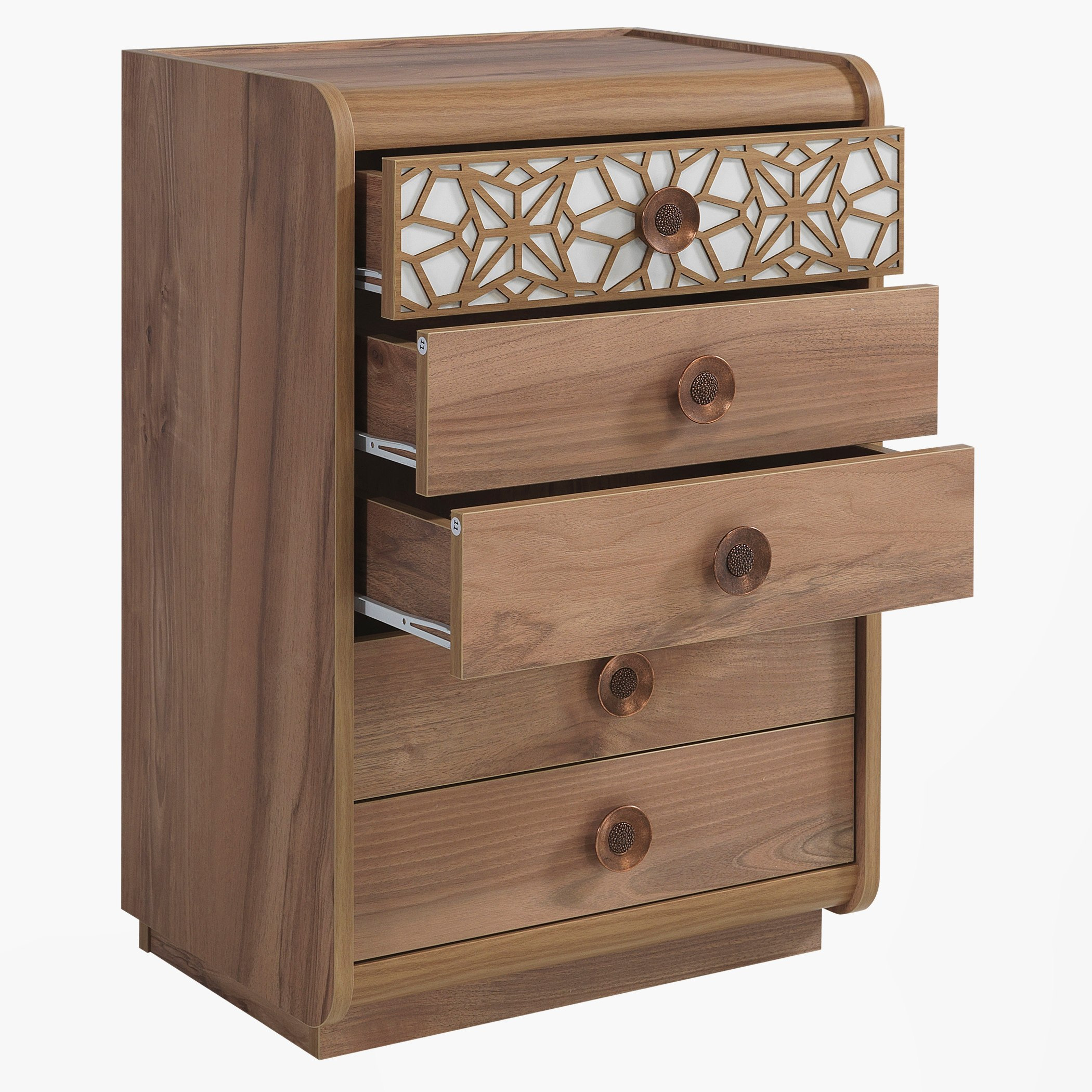 وحدة أدراج منحنية بـ5 أدراج تريليس-hbxfurniture-dressersandchests-chestofdrawers-image-3