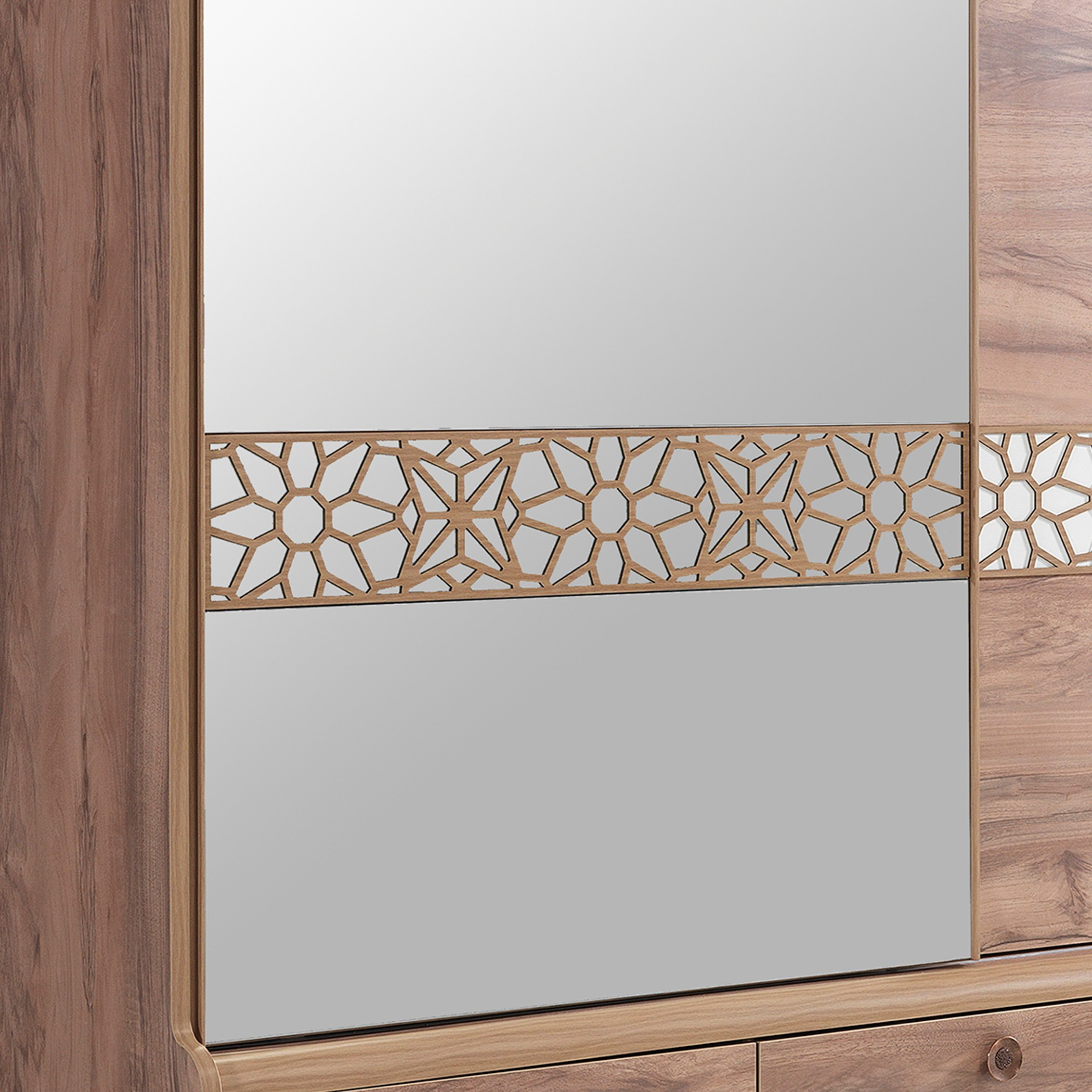 خزانة ملابس ببابين انزلاقيين و3 أدراج مع مرآة من تريليس-hbxfurniture-wardrobes-image-5