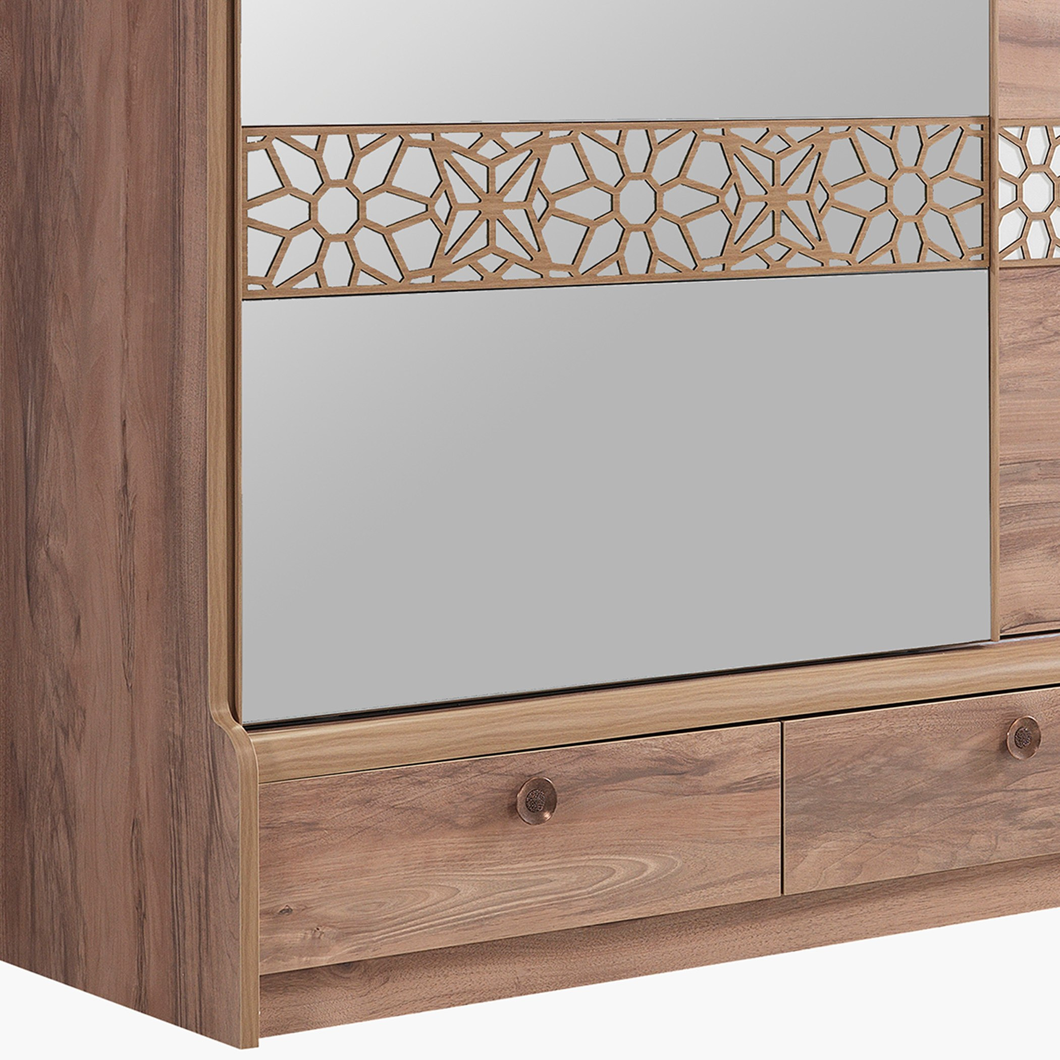 خزانة ملابس ببابين انزلاقيين و3 أدراج مع مرآة من تريليس-hbxfurniture-wardrobes-image-6