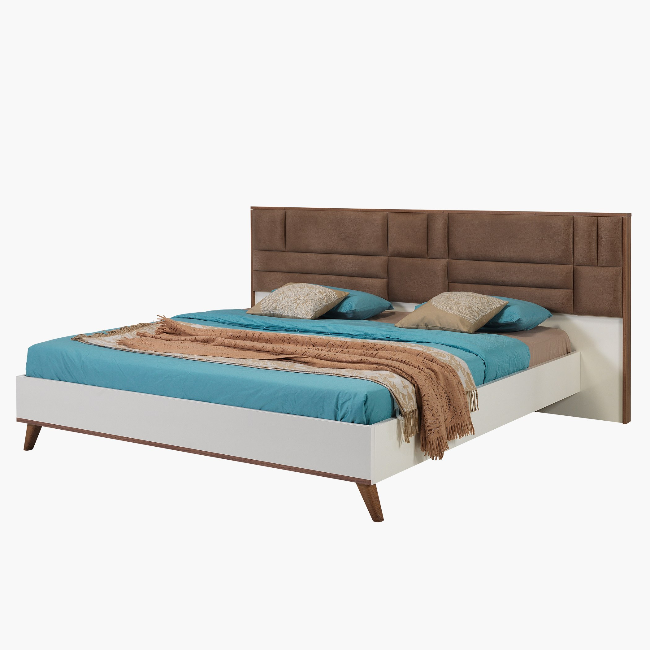 طقم غرفة نوم كينج 5 قطع - فاليريا من موڤو - 180x200 سم-hbxbedroom-bedsandbedsets-bedroomsets-king-image-5