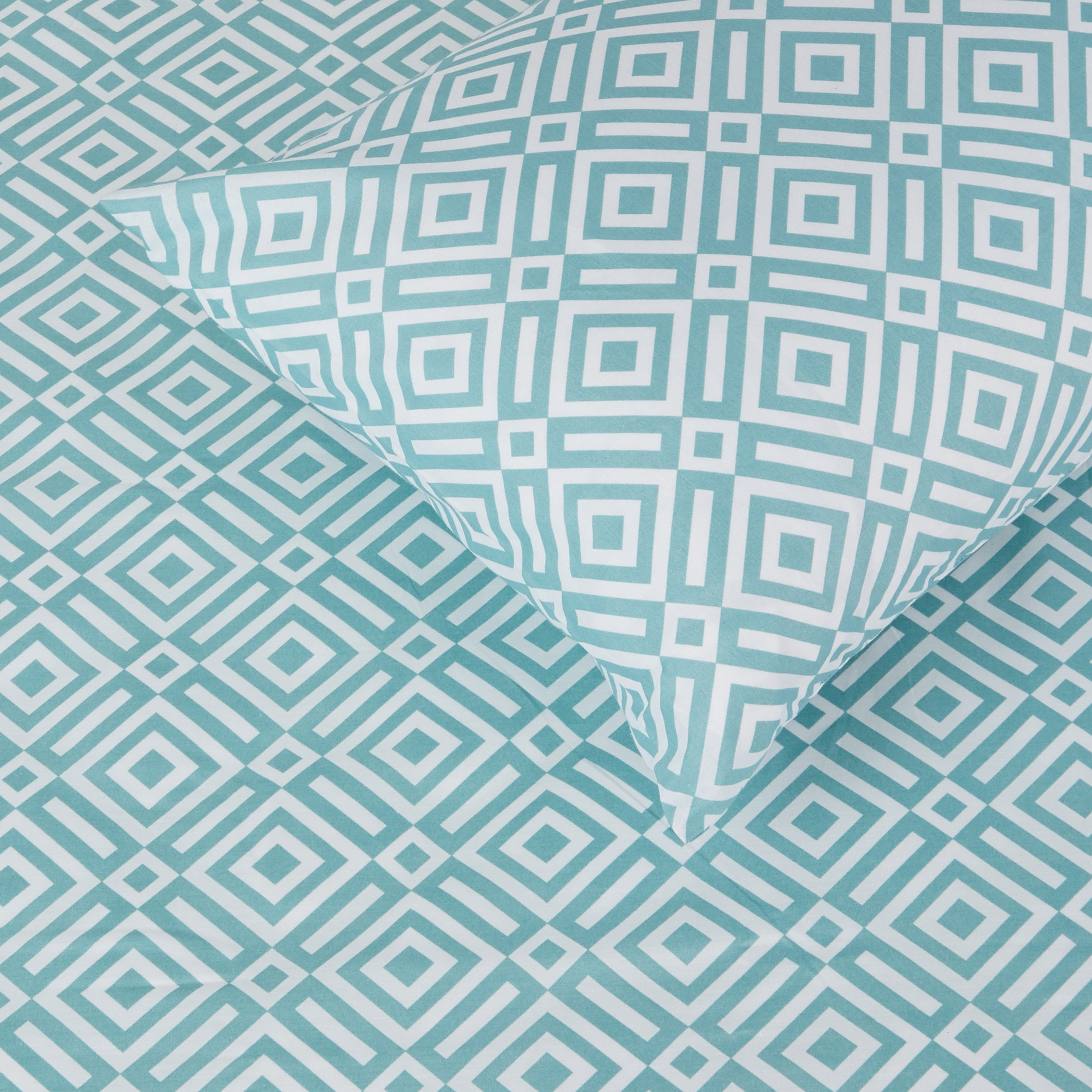 طقم شرشف مسطّح فردي قطعتين بطبعات بلايك - 150x260 سم-hbxhomeware-hbxbedroom-image-2