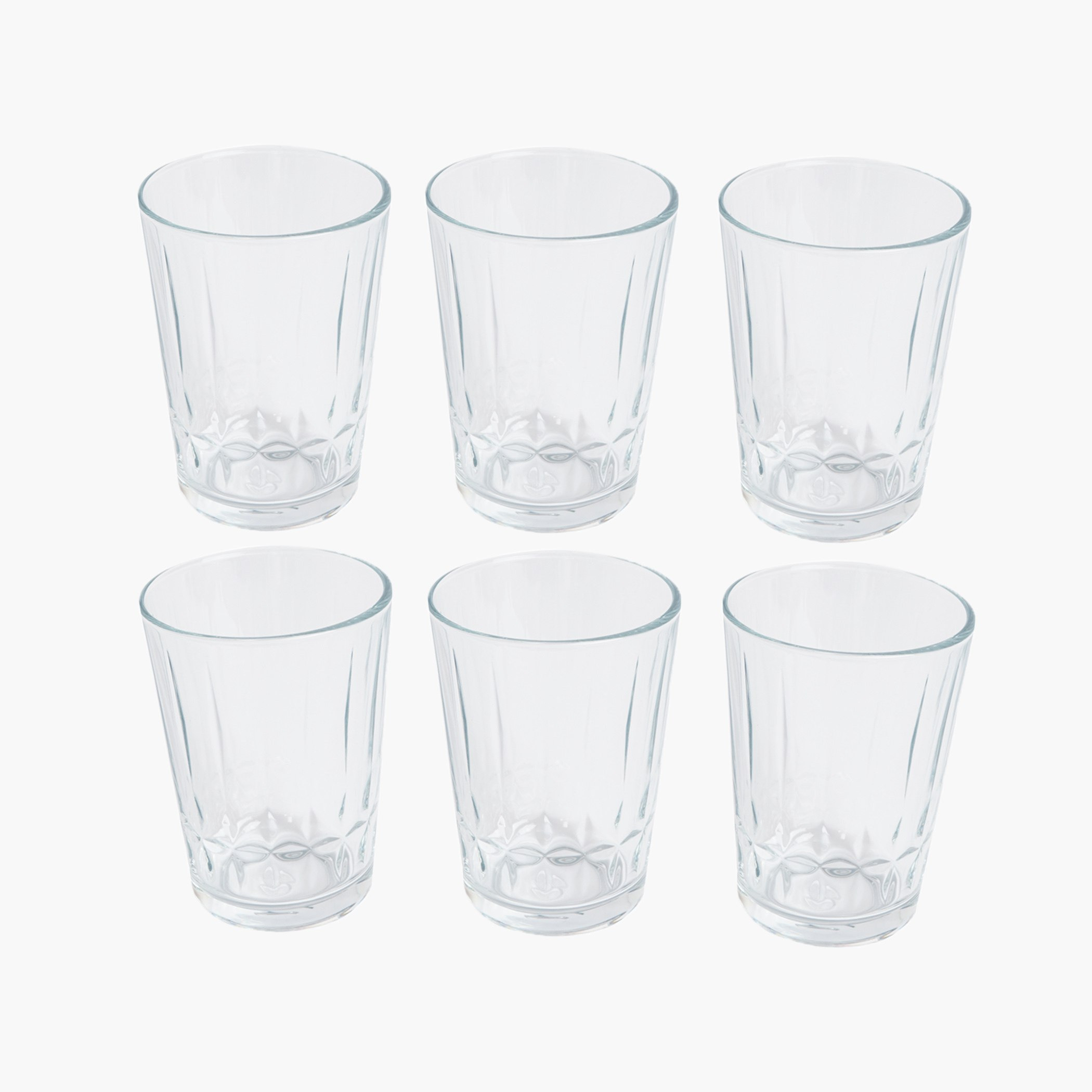 طقم أكواب زجاجية قصيرة 6 قطع نيجريس - 240 مل-hbxhomeware-hbxkitchen-image-1