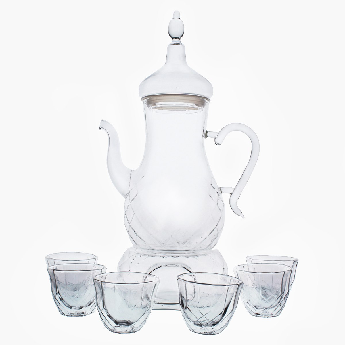 Borosilicate 8-Piece Decorative Cawa Tea Set-hbxhomeware-diningandtabletop-coffeeandteasets-image-1