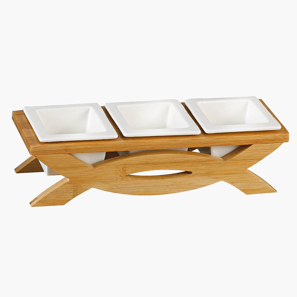 وعاء تقديم 3 أقسام مع حامل من فيست-hbxdecorandfurnishings-tabletop-serveware-image-1