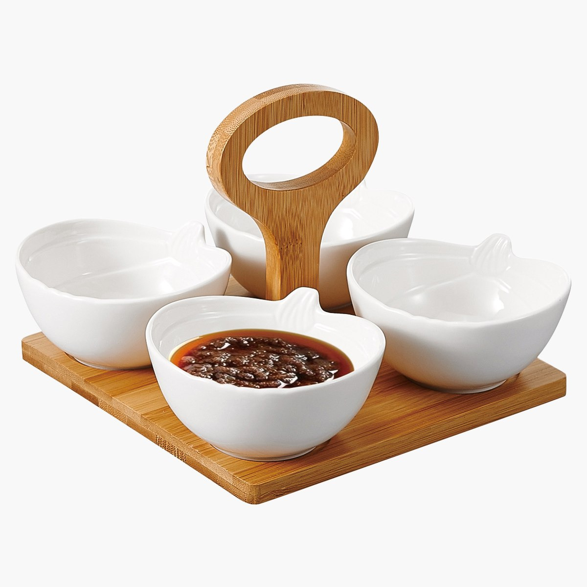 Feast 4-Piece Bowl Set with Stand-hbxdecorandfurnishings-tabletop-serveware-image-2