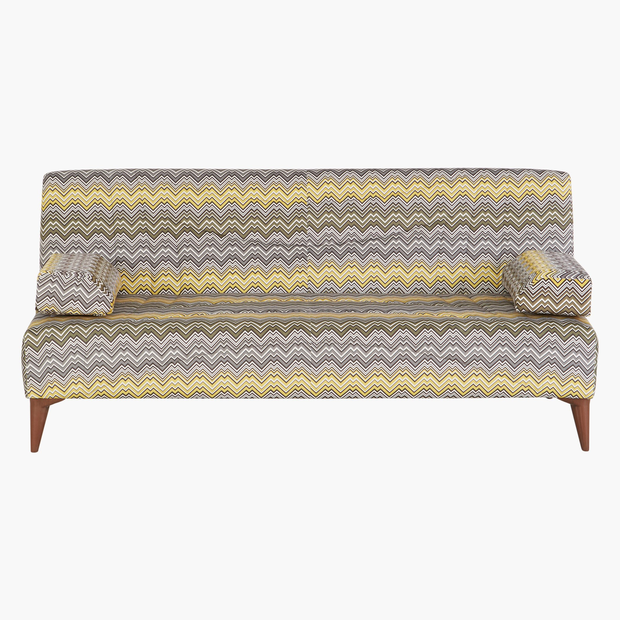 Demo Printed Sofa Bed with 2 Pillows-hbxlivingroom-sofasandarmchairs-sofas-image-1