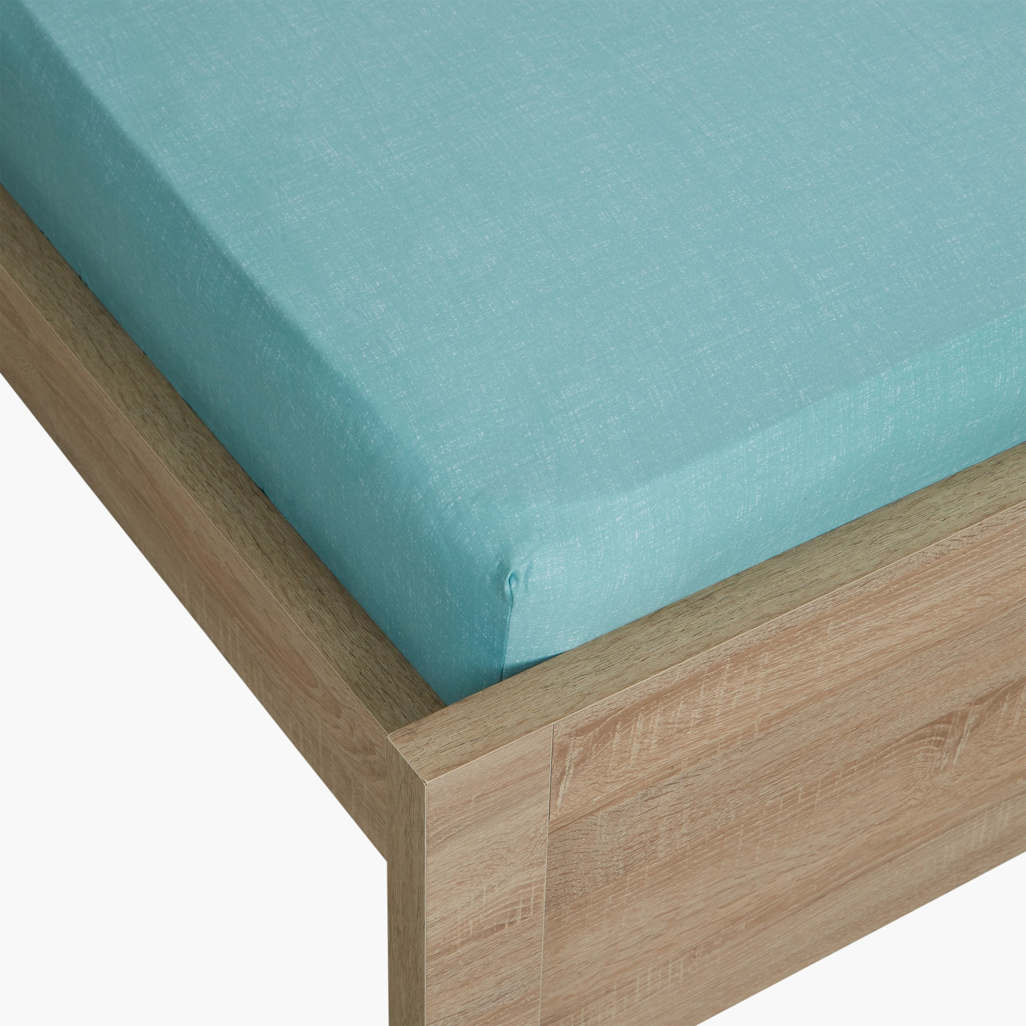 شرشف مطاطي مزدوج بحوّاف مطّاطية بريز - 120x200 سم-hbxhomeware-bedding-fittedsheets-image-1