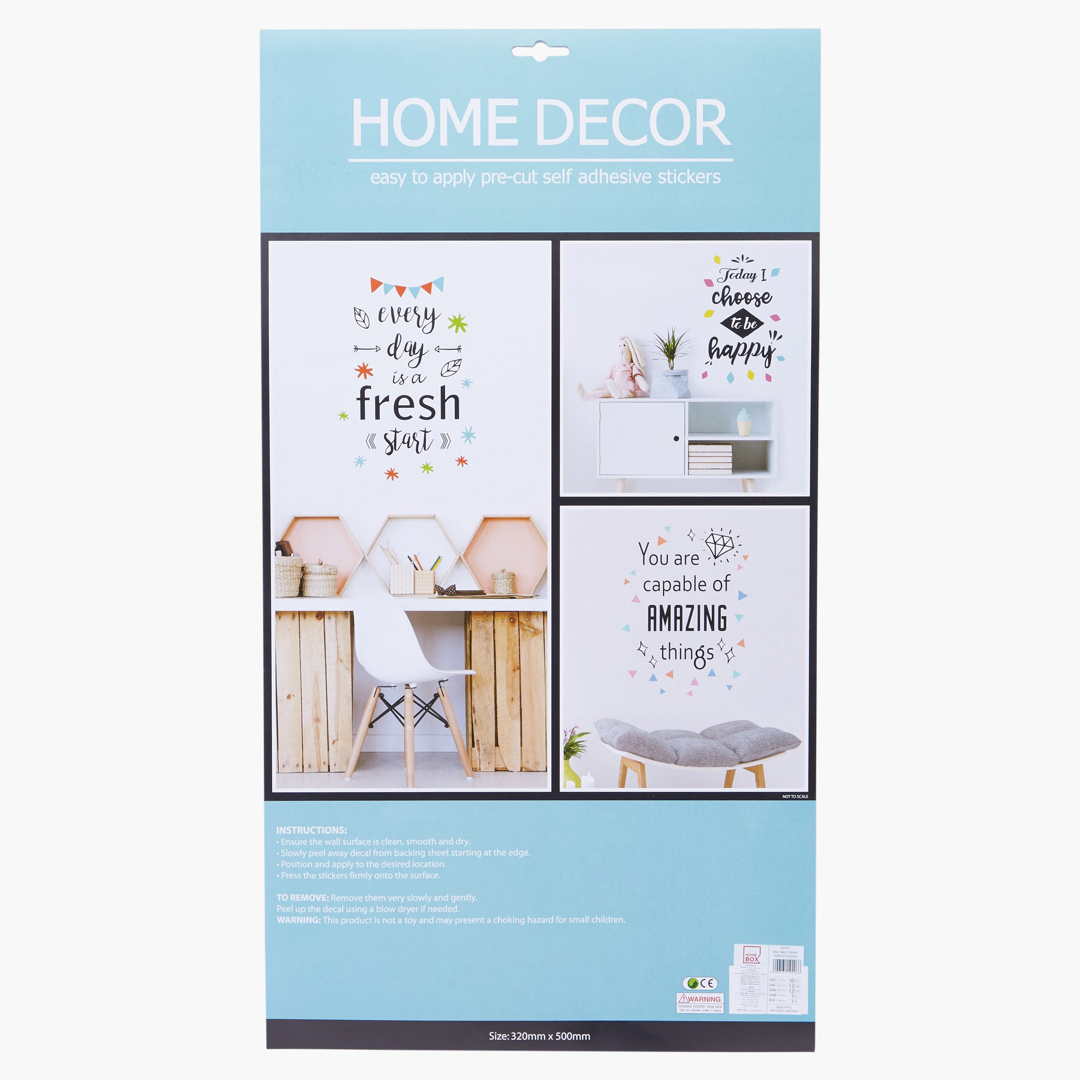 Happy Wall Decor Sticker-hbxlivingroom-walldecor-wallart-image-2