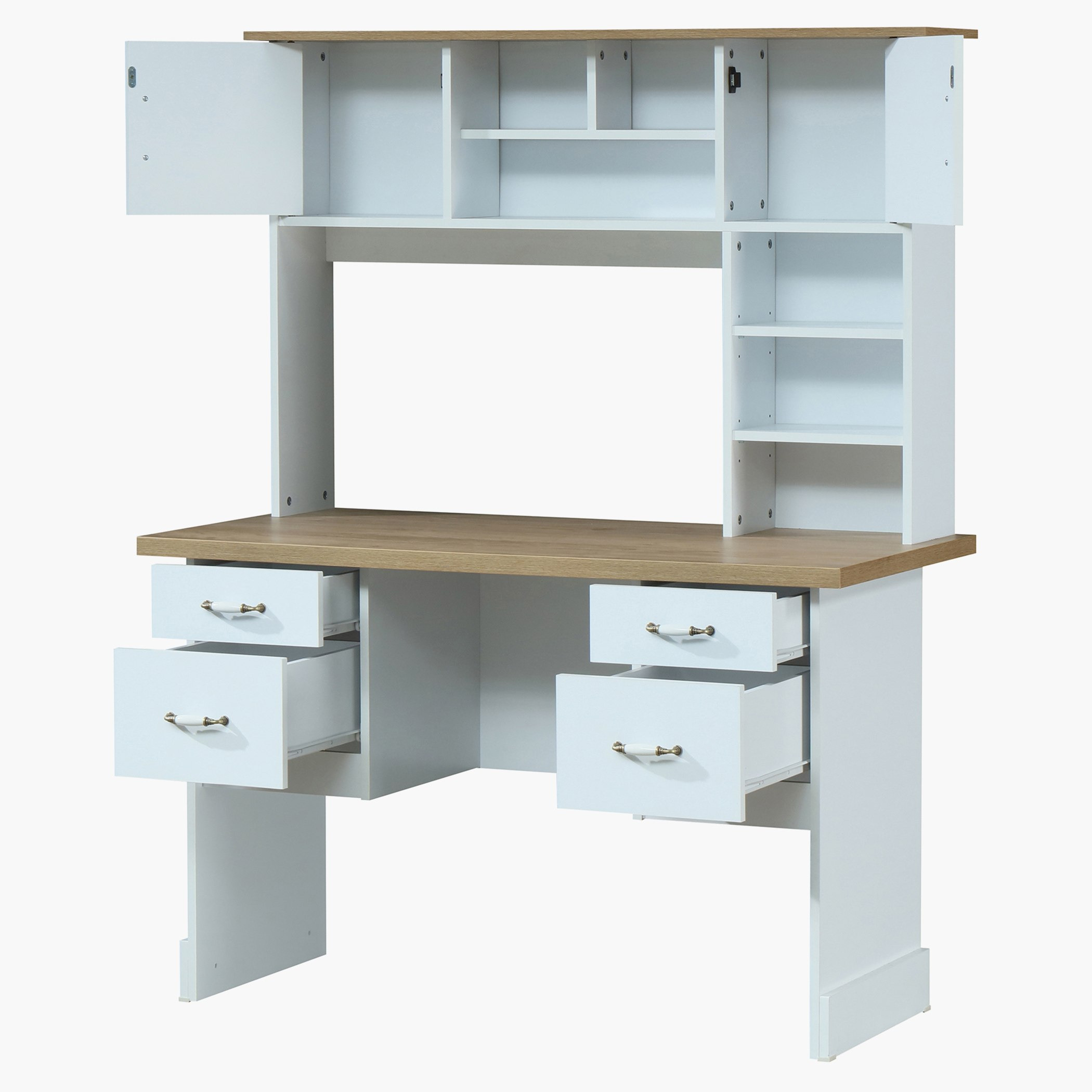 مكتب دراسة مع خزانة من بروكلين-hbxfurniture-office-desks-image-3