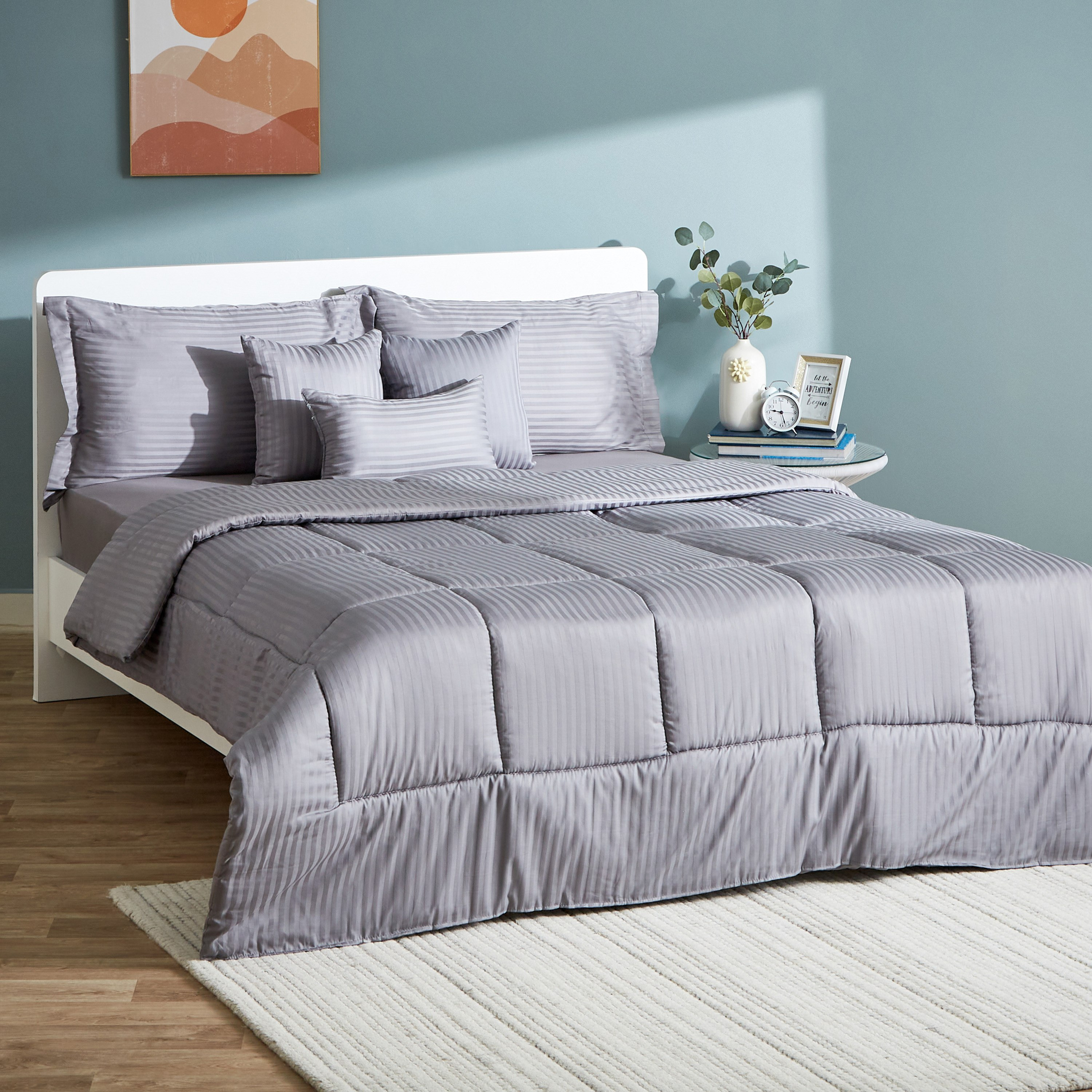 طقم لحاف كينج 7 قطع من هاميلتون - 220x240 سم-hbxhomeware-hbxdecorandfurnishings-image-1