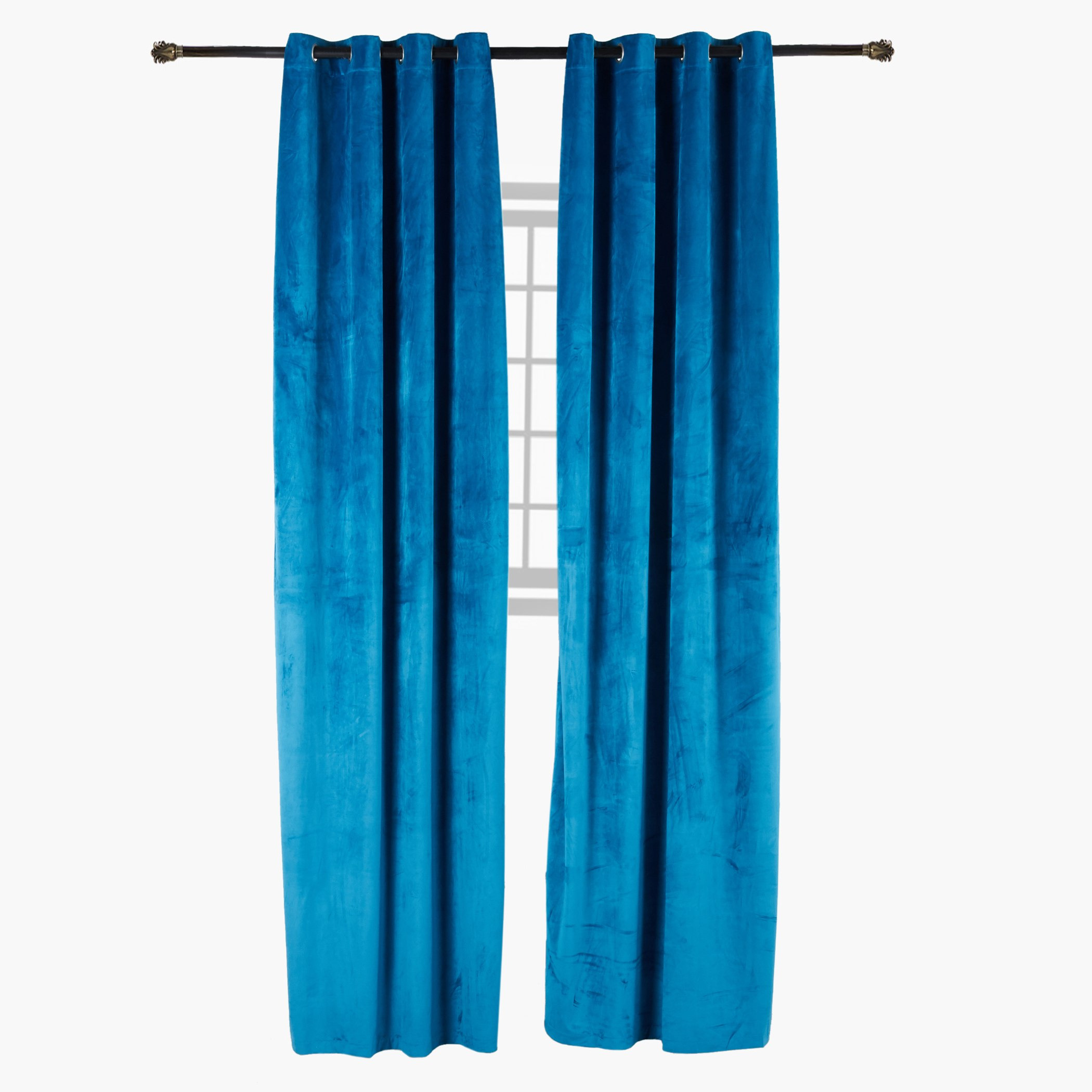 طقم ستائر معتمة بارزة الملمس 2 قطع دوف - 140 × 300 سم-hbxbedroom-windowcoverings-curtains-image-1