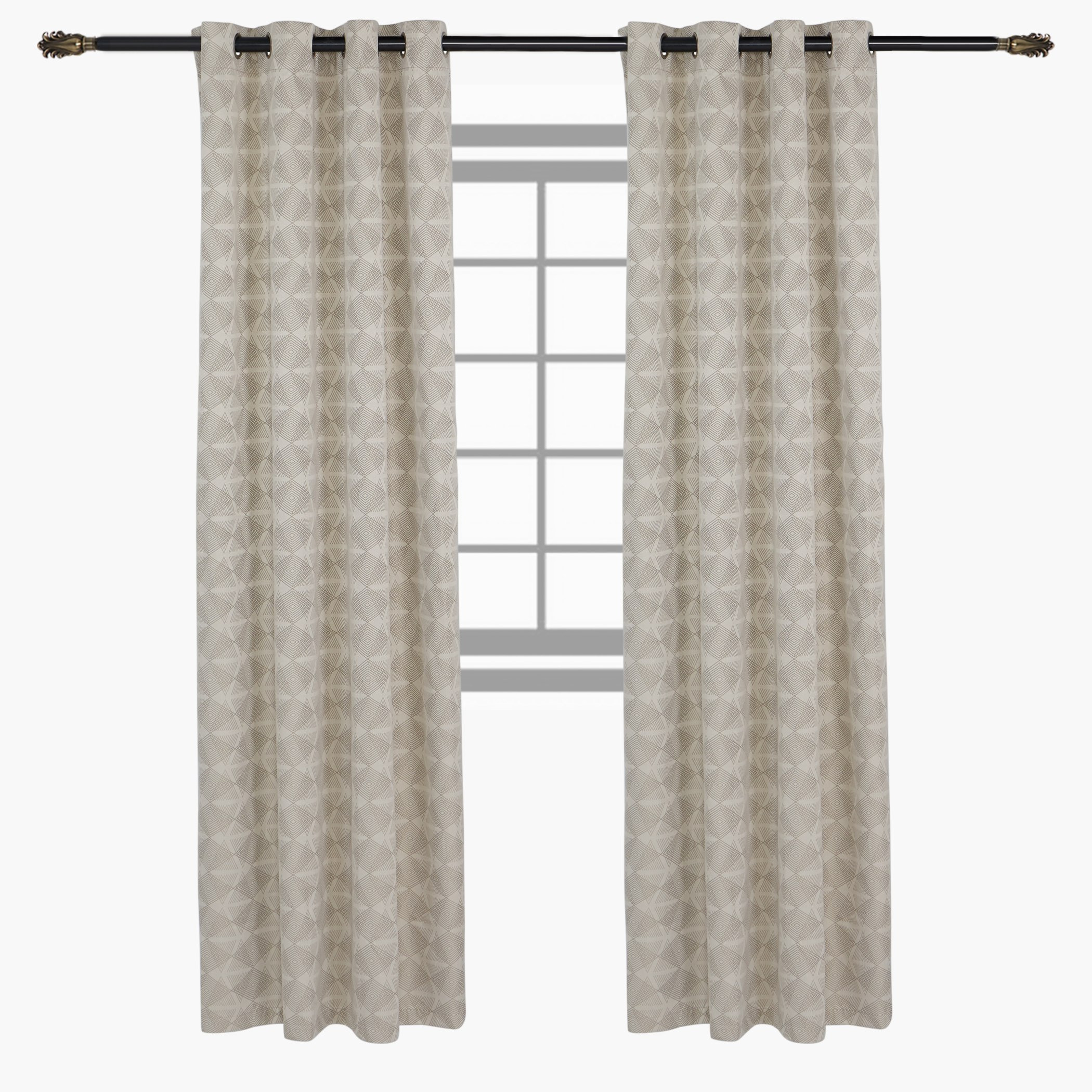 طقم ستائر مطبوعة من قطعتين من فيليب - 240x140 سم-hbxbedroom-windowcoverings-curtains-image-1