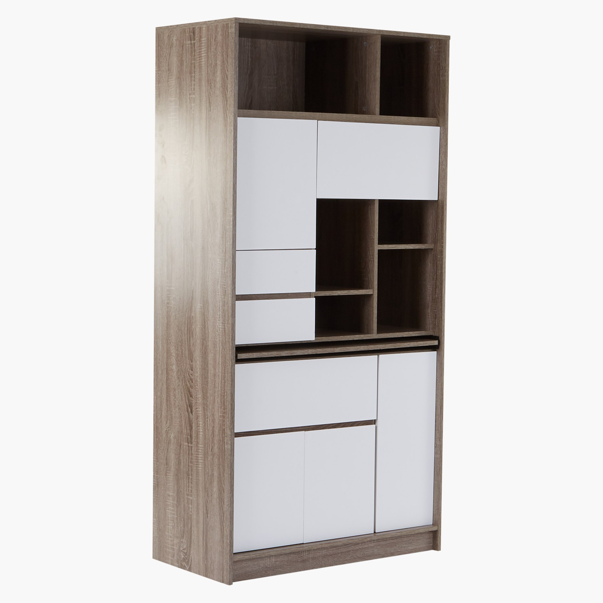 Cathy Multi-Shelf Study Desk with Bookcase-hbxfurniture-office-bookcases-image-6
