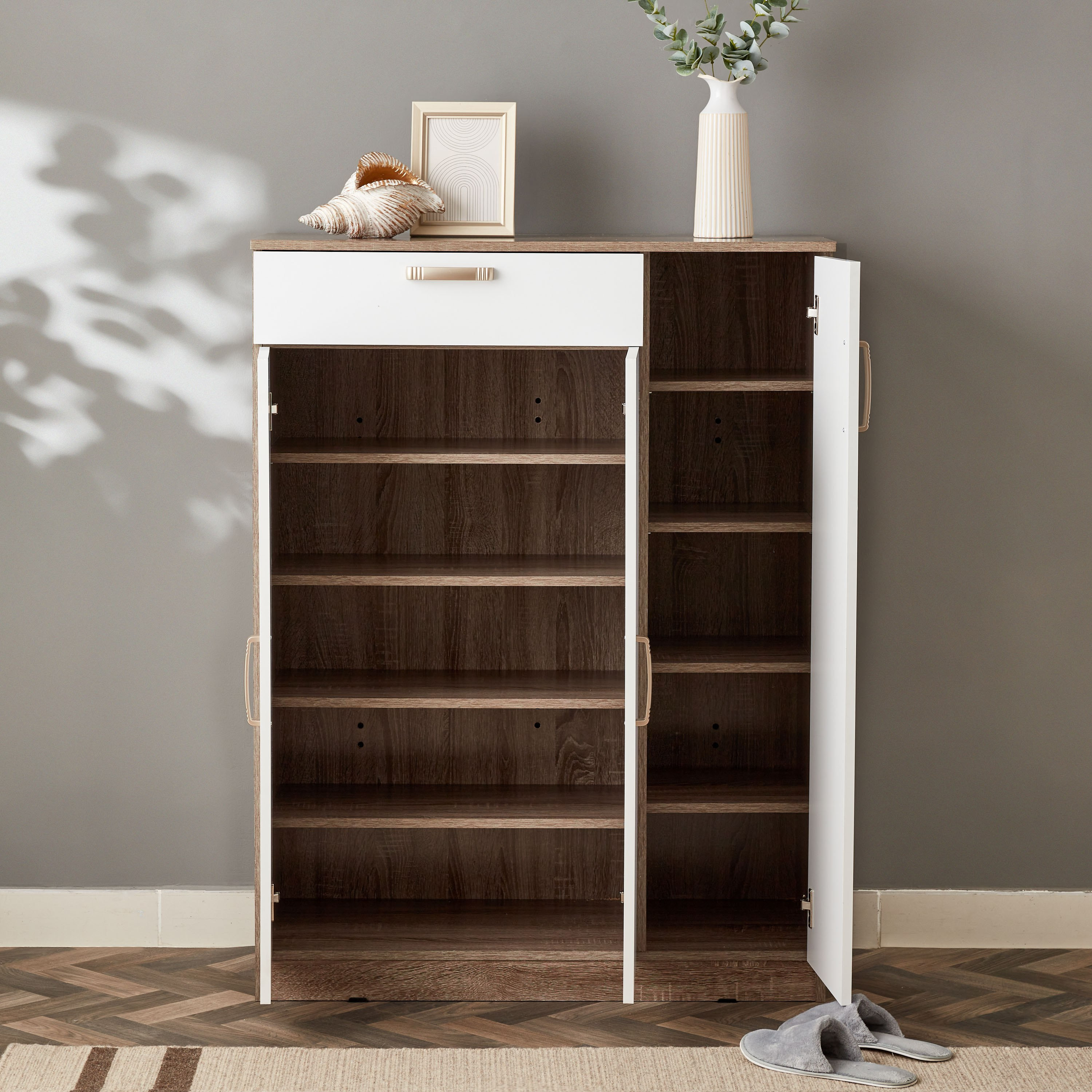 خزانة أحذية 3 أبواب بدرج لـ15 زوجا من شارون-hbxbedroom-shoecabinetsandracks-image-3
