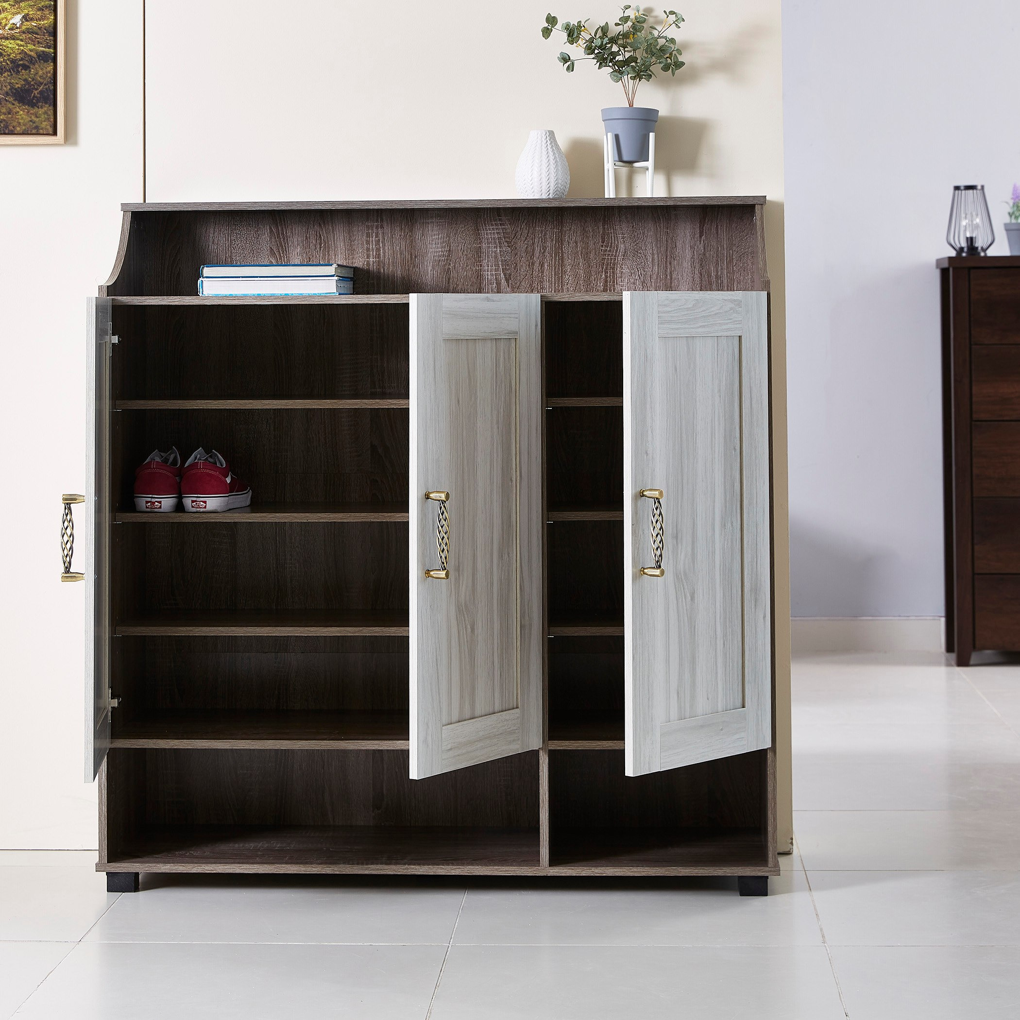 خزانة أحذية لـ26 زوج بـ3 أبواب مستطيلة من آنجيليك-hbxbedroom-shoecabinetsandracks-image-3