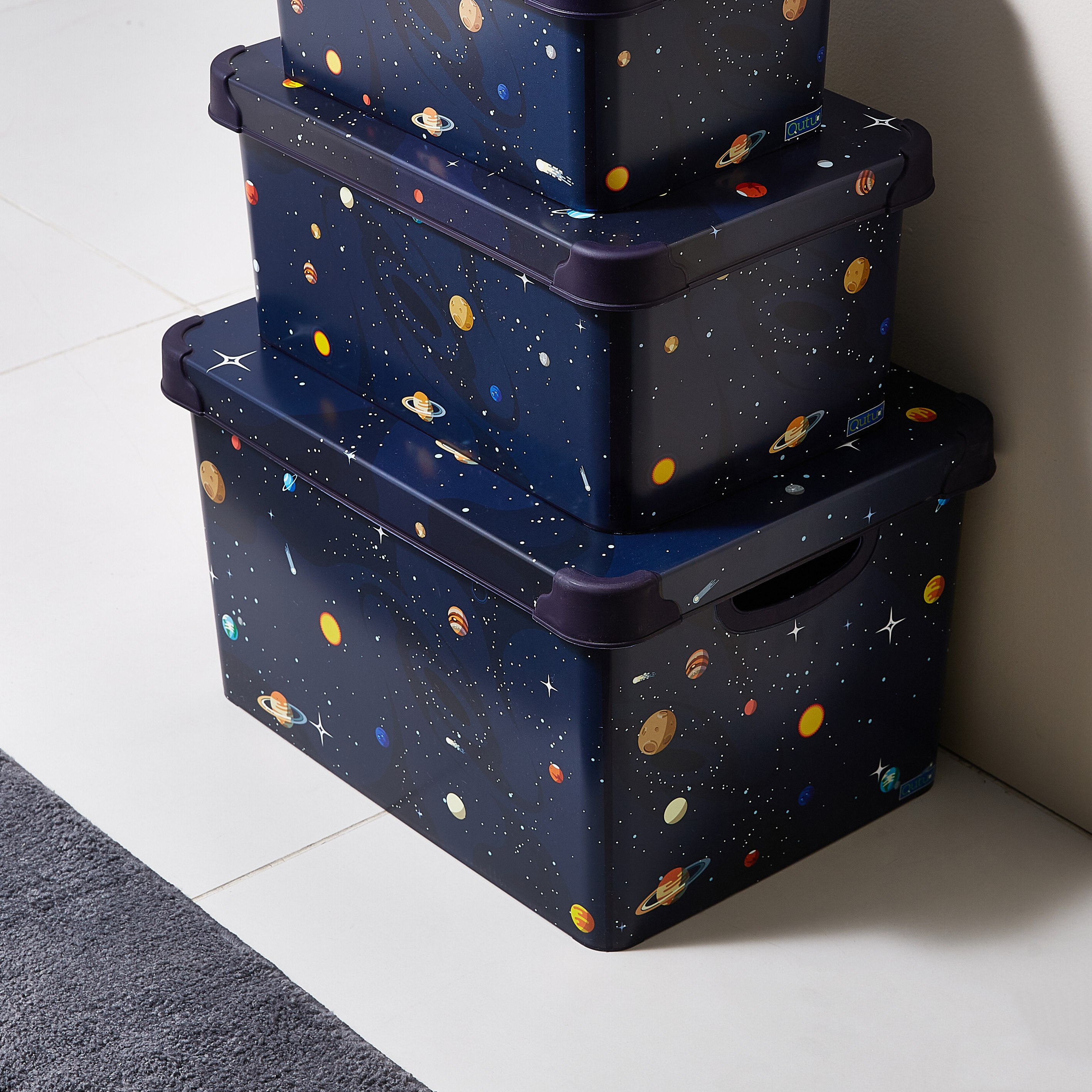 صندوق هدايا بطبعات من بلانيت ستايل- طقم من 4 قطع-hbxbedroom-bedroomaccessories-bedroomstorage-image-2