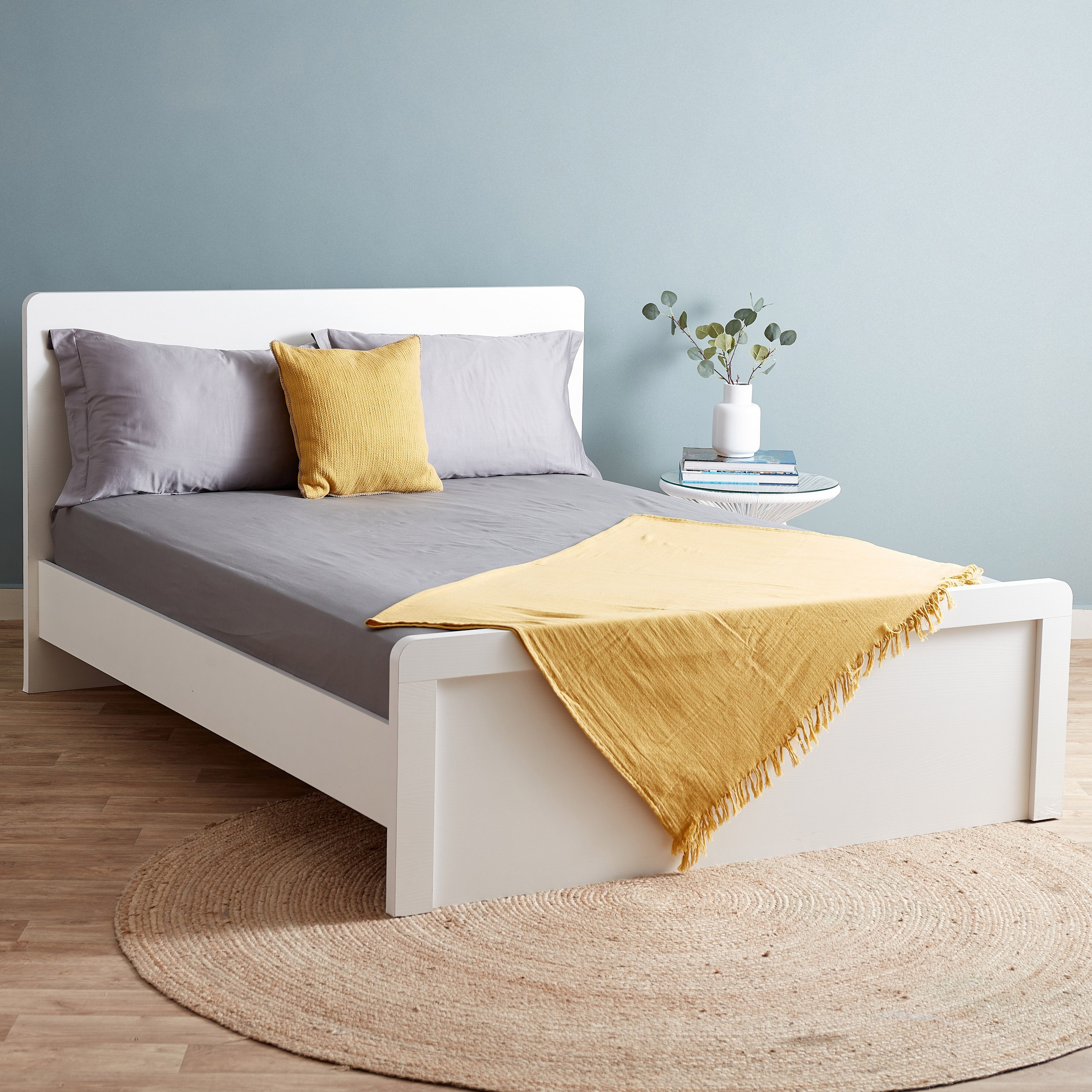 Essential Super King Cotton Fitted Sheet - 200x200+25 cm-hbxhomeware-hbxbedroom-image-7