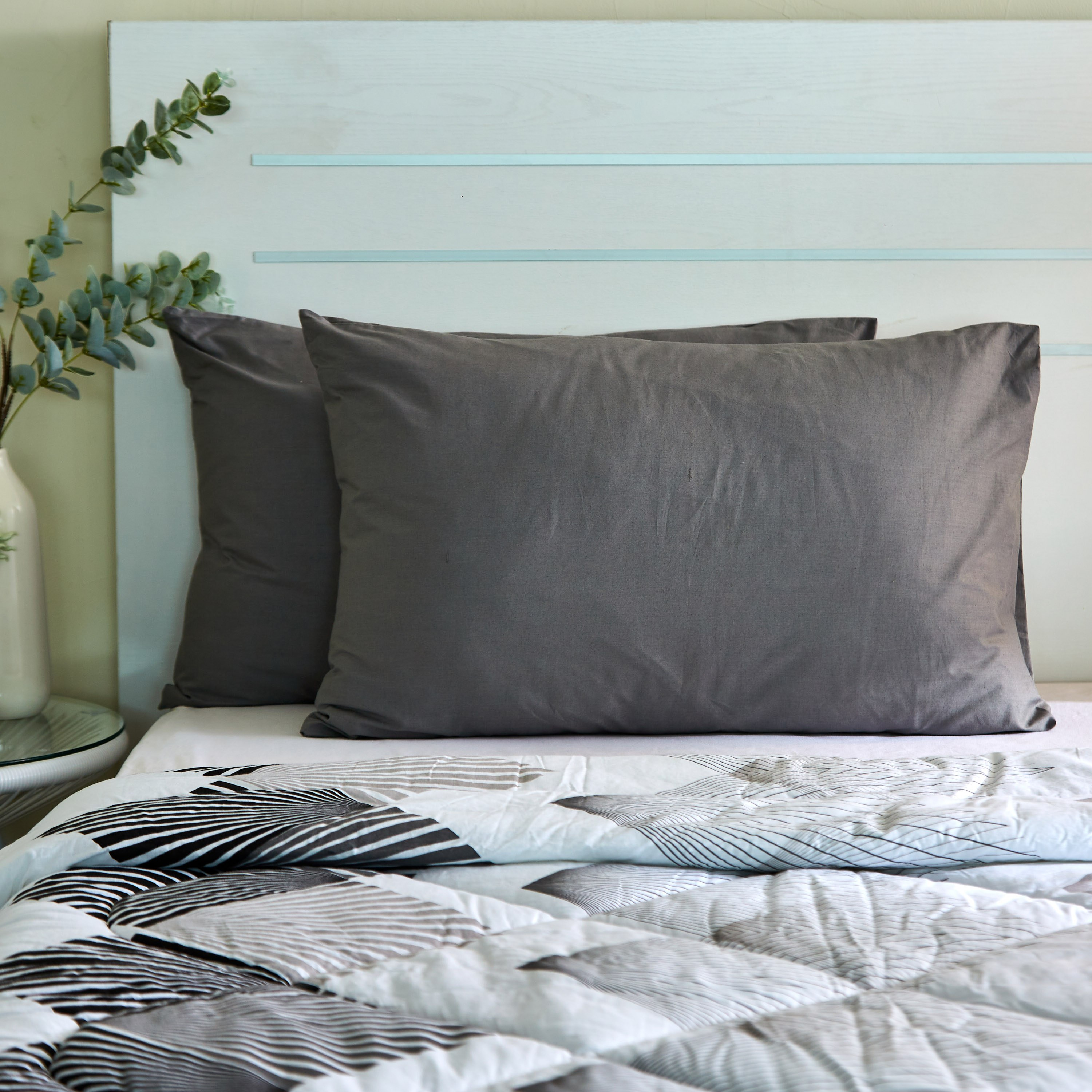Essential 2-Piece Cotton Pillow Cover Set - 50x75 cm-hbxhomeware-hbxbedroom-image-2