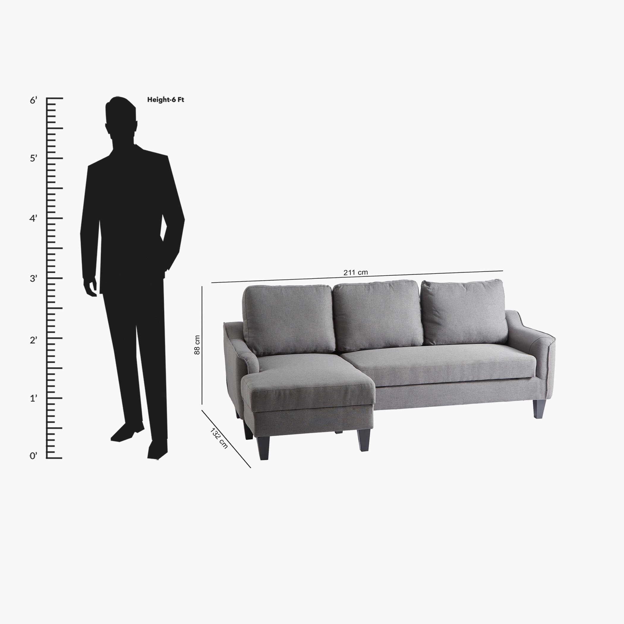 كنبة سرير قماشيّة ركنيّة يسار من سيدني-hbxfurniture-livingroom-sofasandsofasets-image-9