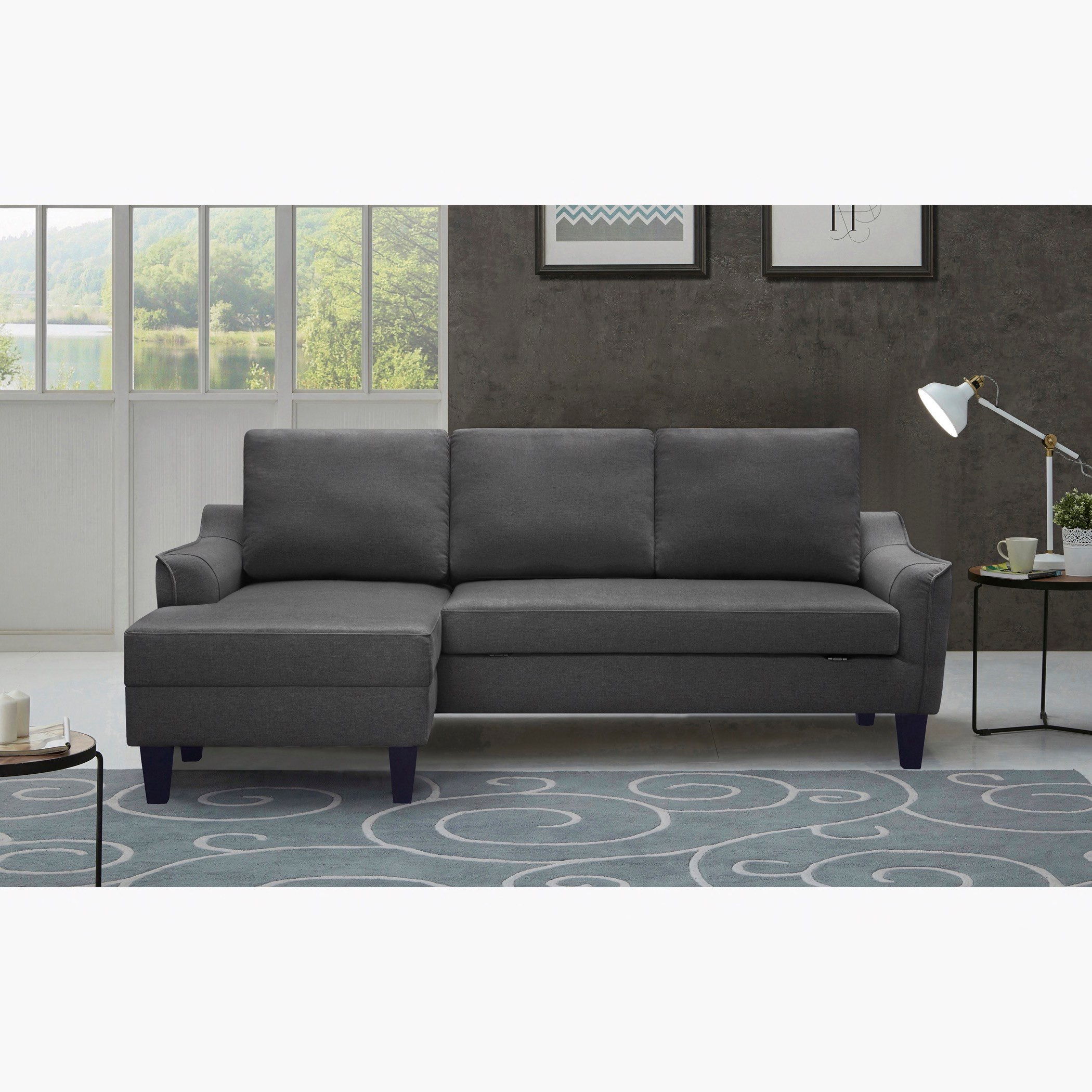 كنبة سرير قماشيّة ركنيّة يسار من سيدني-hbxfurniture-livingroom-sofasandsofasets-image-2