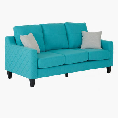 Sky Sloped Arm 3-Seater Sofa with Cushions