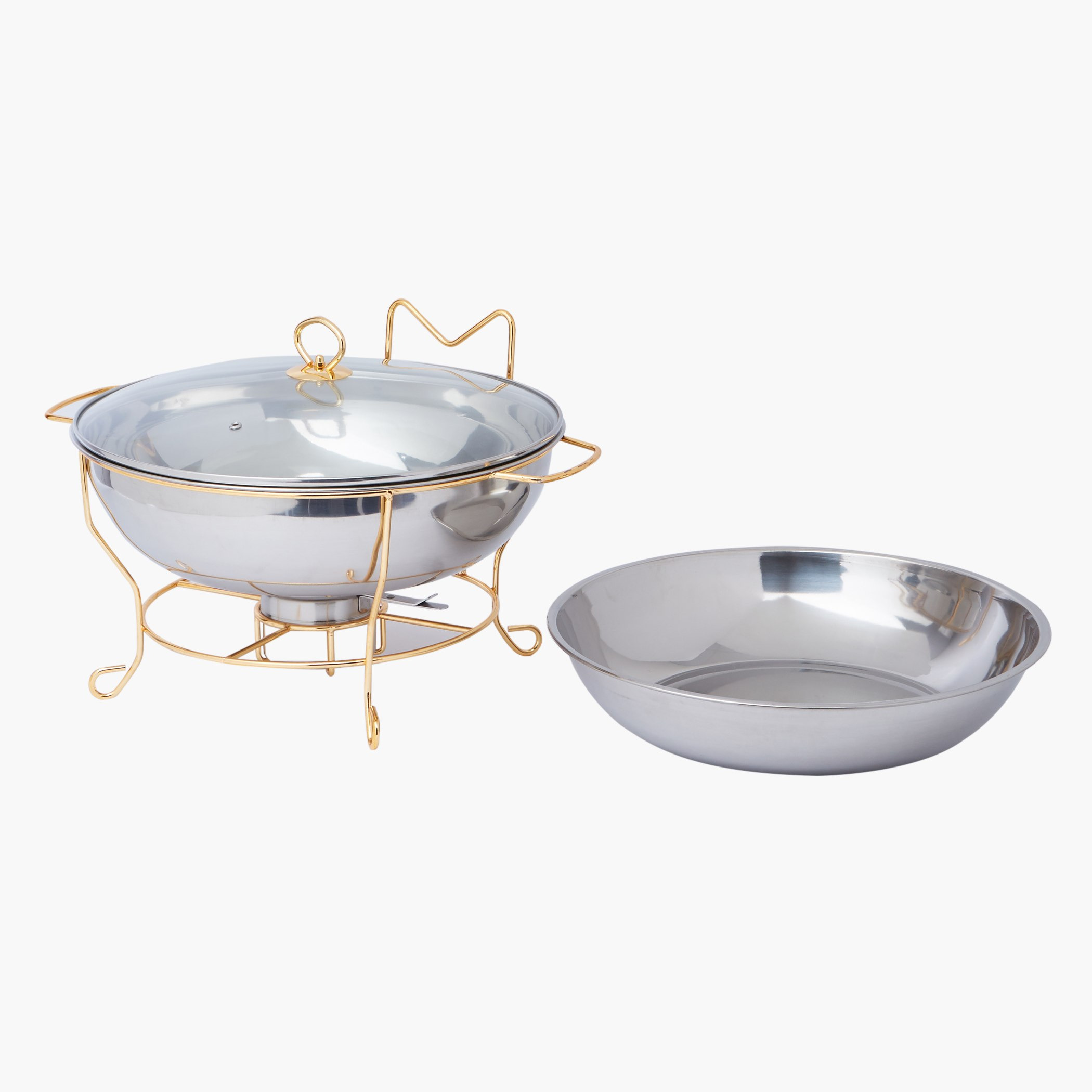 صحن تسخين ميتاليك بغطاء من ويلشاين-hbxdecorandfurnishings-tabletop-serveware-image-1