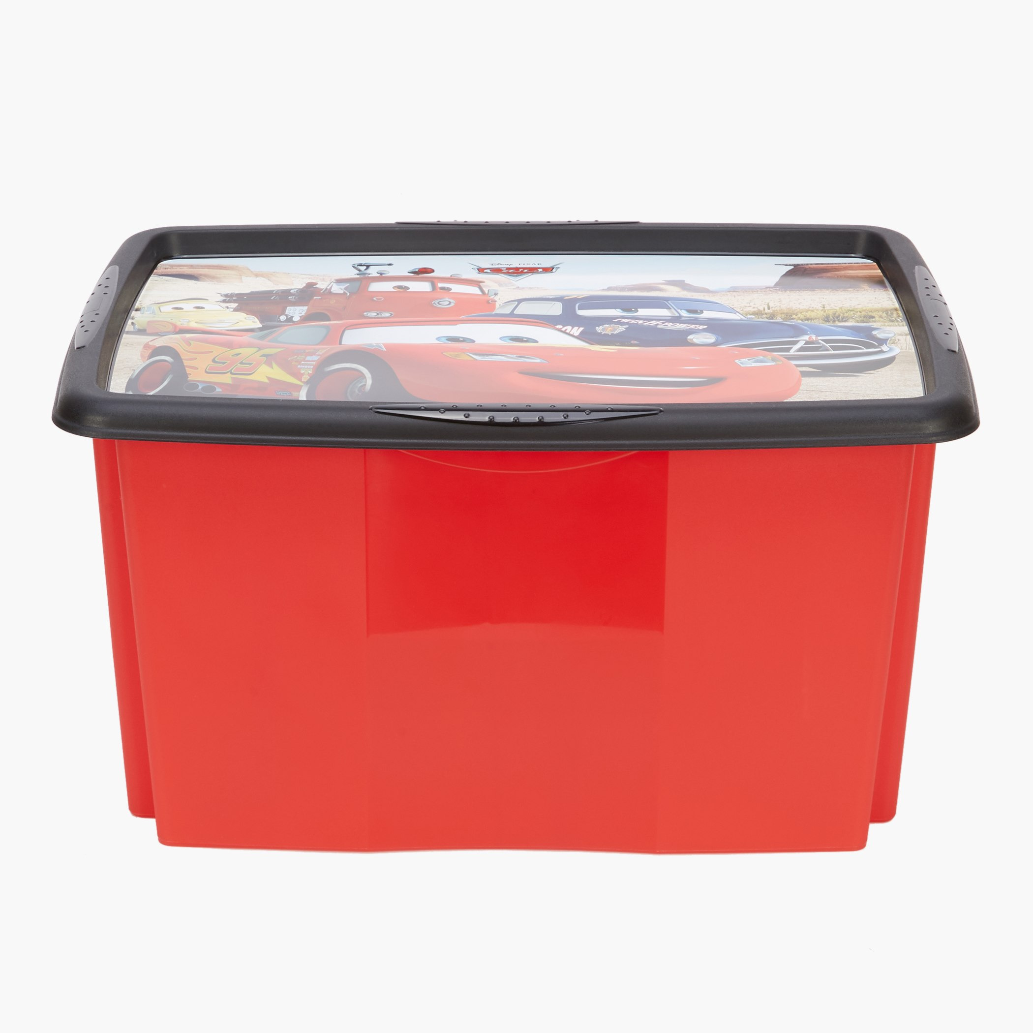 صندوق بغطاء وطبعات كارز - 45 لتر-hbxbedroom-bedroomaccessories-bedroomstorage-image-1