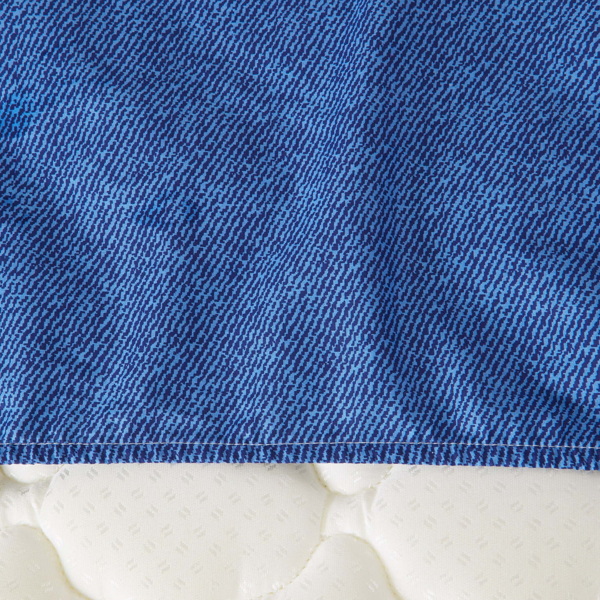شرشف مطّاطي مزدوج بطبعات هابينس - 120x200 سم-hbxhomeware-bedding-fittedsheets-image-3