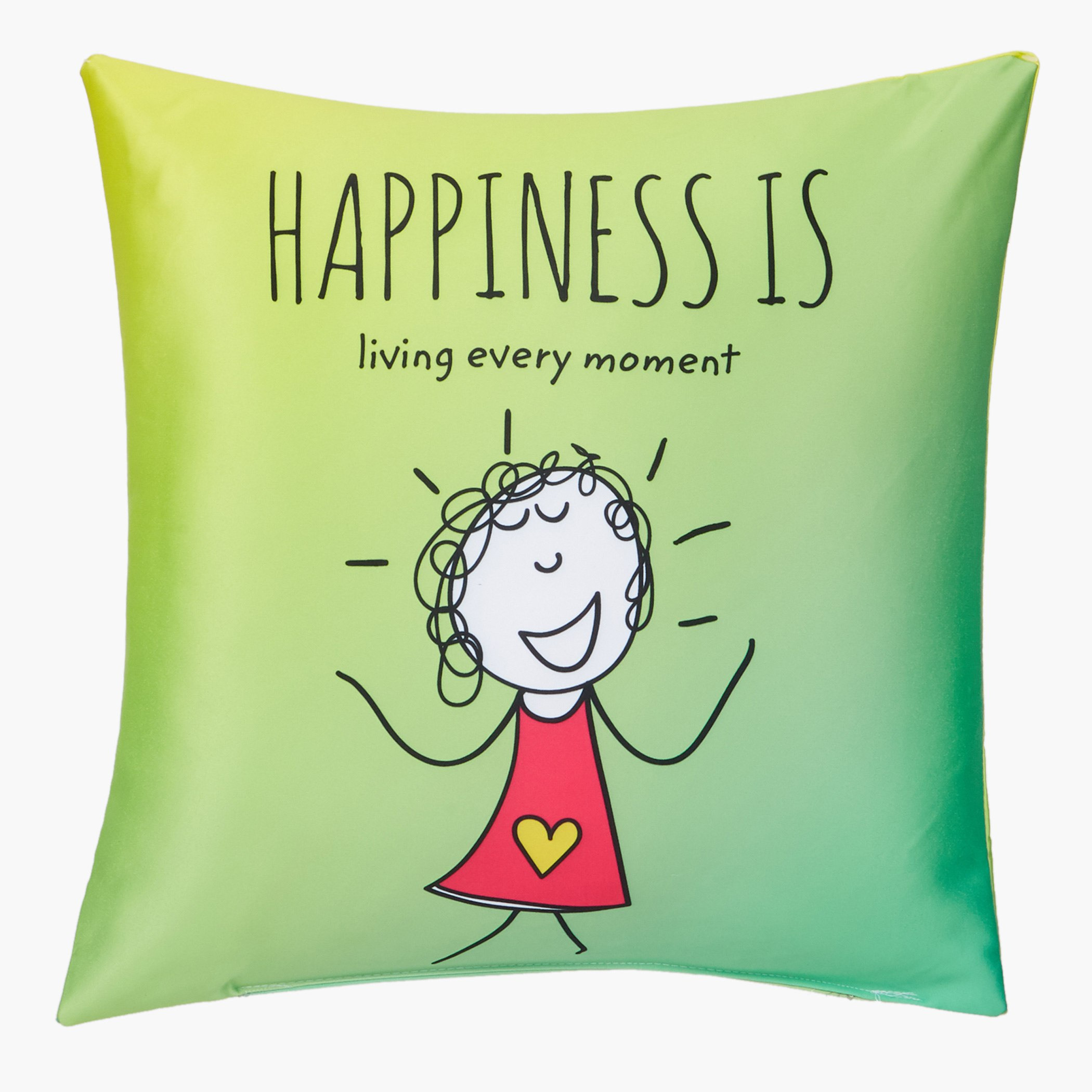 وسادة محشوّة بطبعات من هابينيس - 40x40 سم-hbxlivingroom-furnishings-cushionsandcovers-filledcushions-image-2