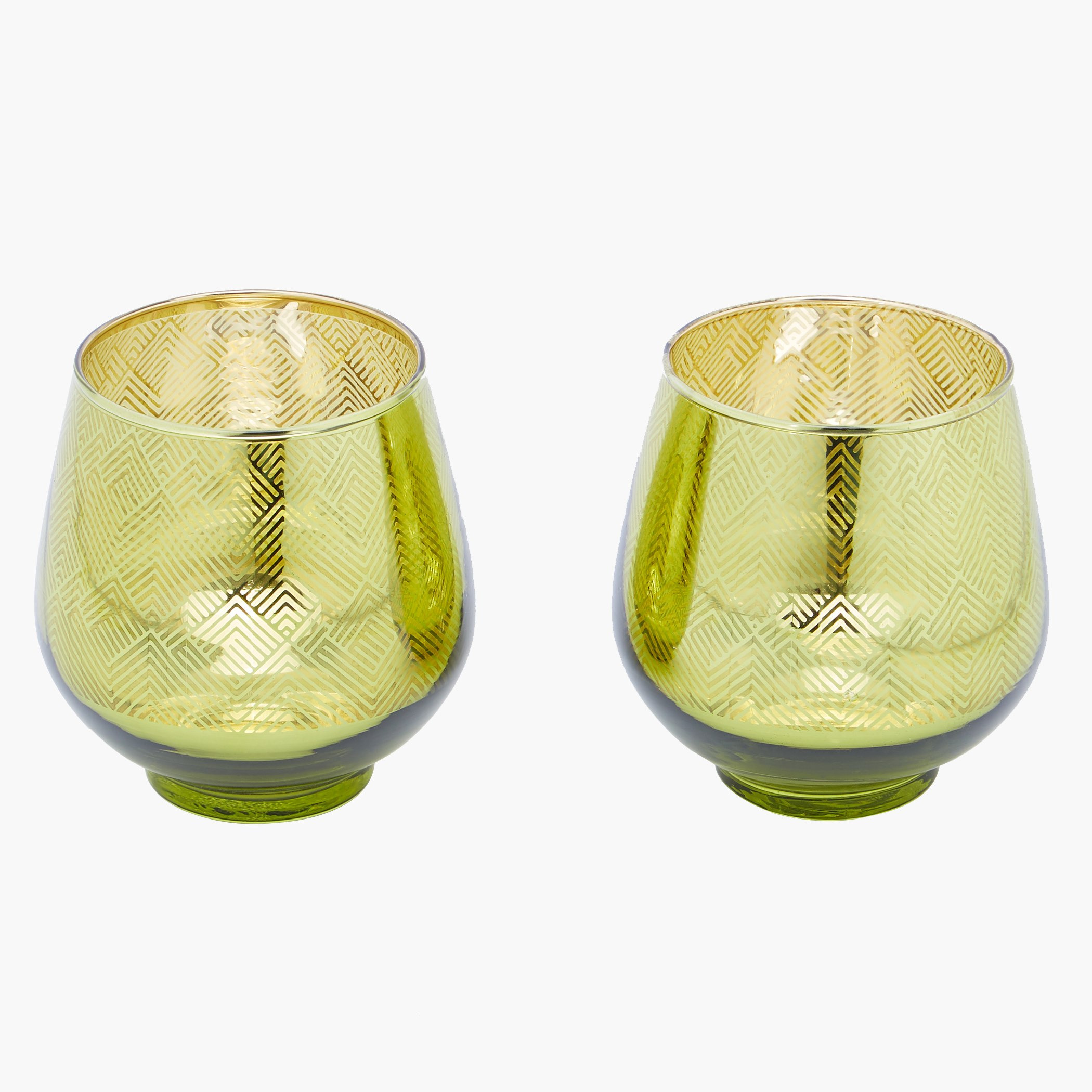 طقم حامل شموع بطبعة أورا من قطعتين-hbxlivingroom-decorandaccessories-candleholders-image-2