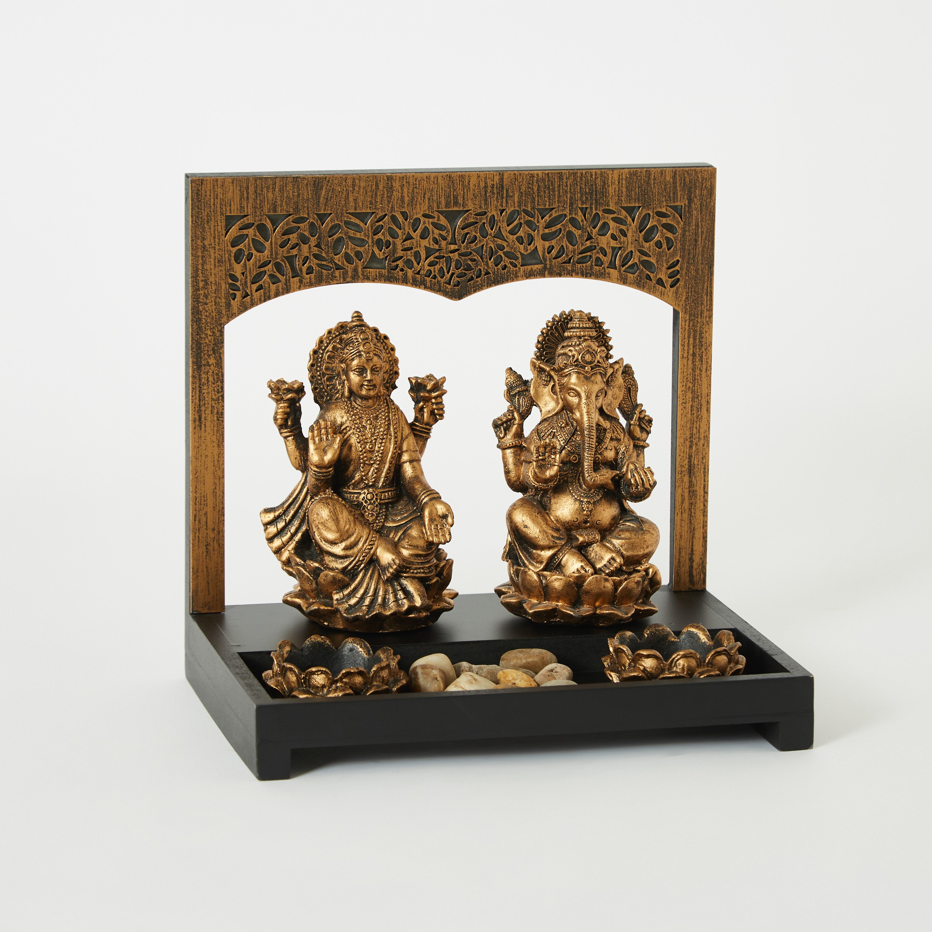 Ganesha and Laxmi Resin Figurine Tealight Holder-hbxlivingroom-decorandaccessories-candleholders-image-7